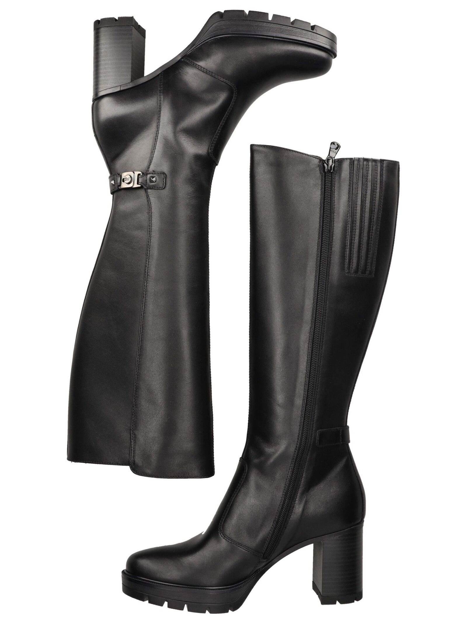 Nero Giardini High-Heel-Stiefel »Nero Giardini Stiefel Leder/Textil«