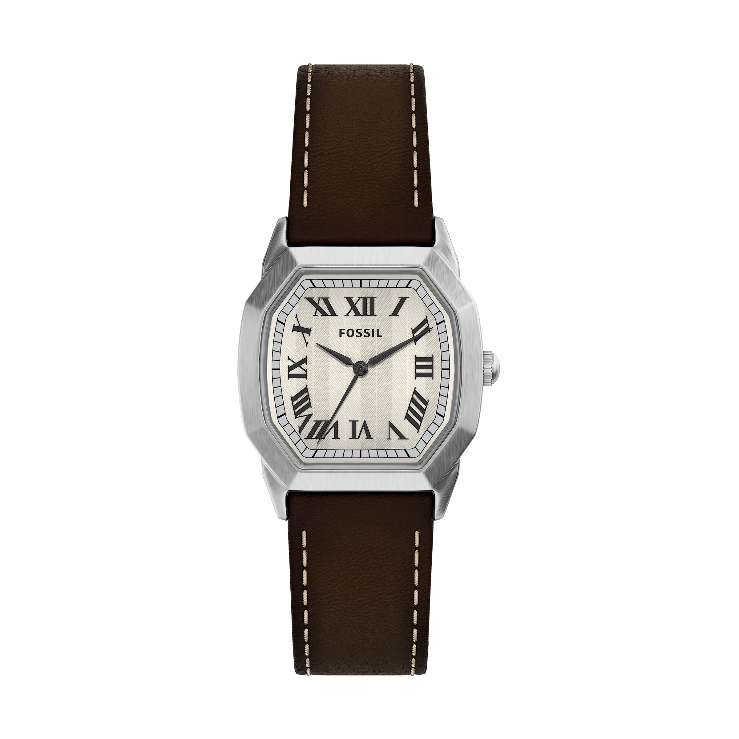 Fossil Quarzuhr »Harlow« Armbanduhr, Lederarmband, analog