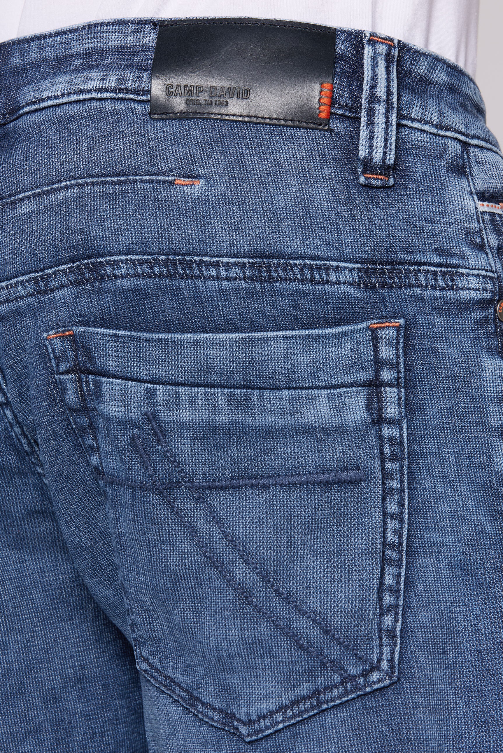 CAMP DAVID Jeansshorts, mit normaler Leibhöhe