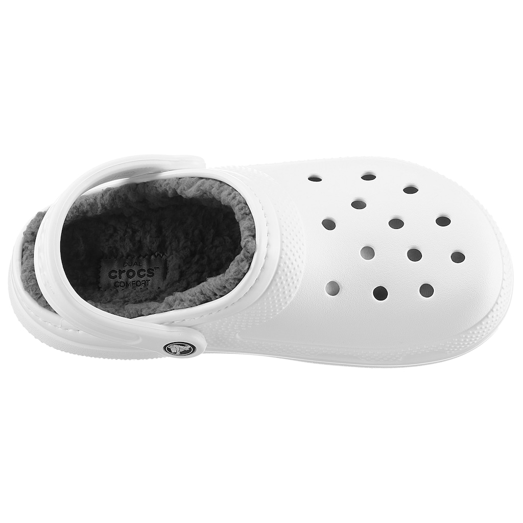 Crocs Hausschuh »Classic Lined Clog«, Gartenschuh, Schlappen, Clog, mit kuscheligem Fellimitat