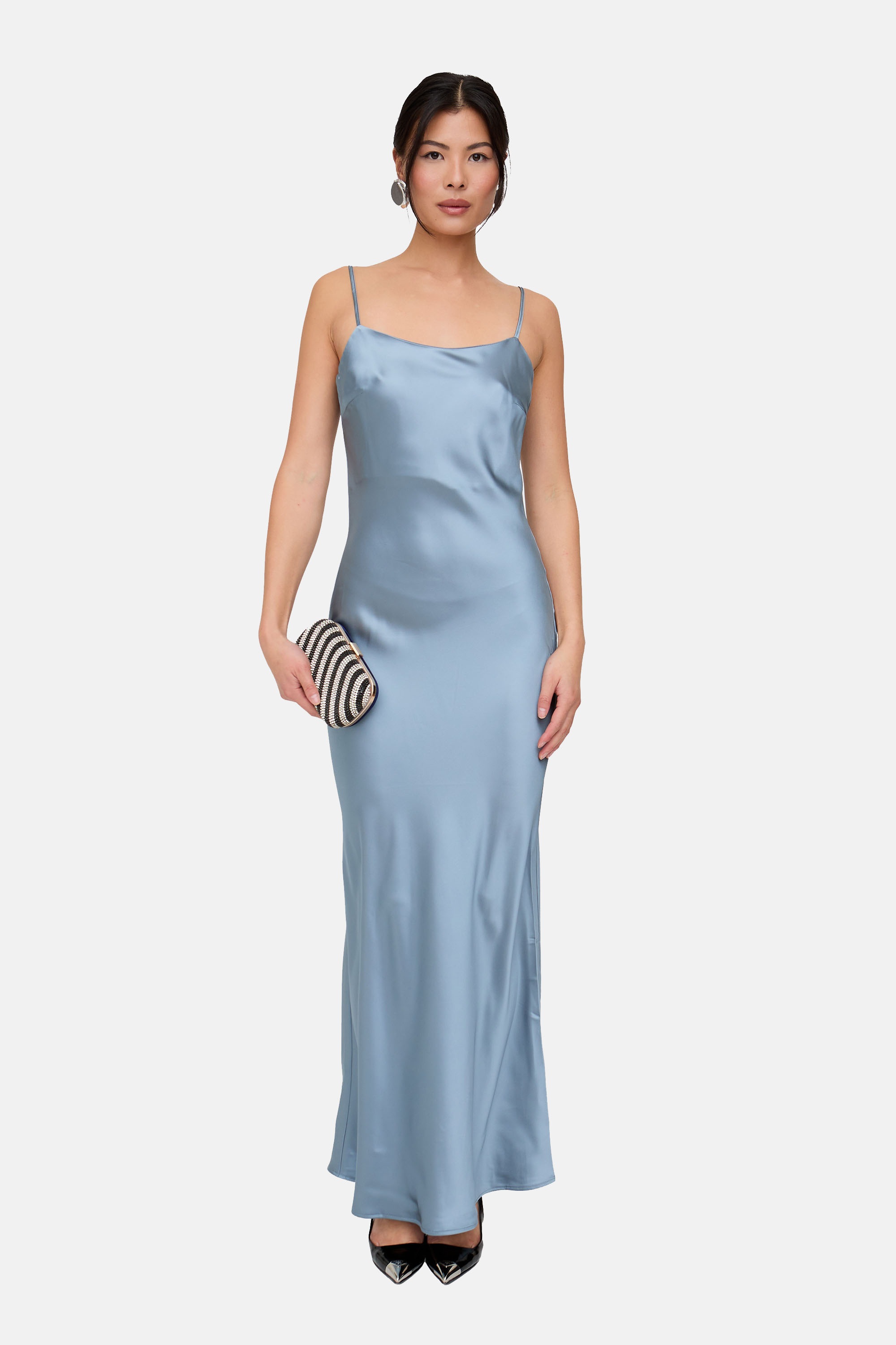 Lily and Lionel Midikleid "Roxy Spaghetti Strap Maxi Dress Damen" günstig online kaufen