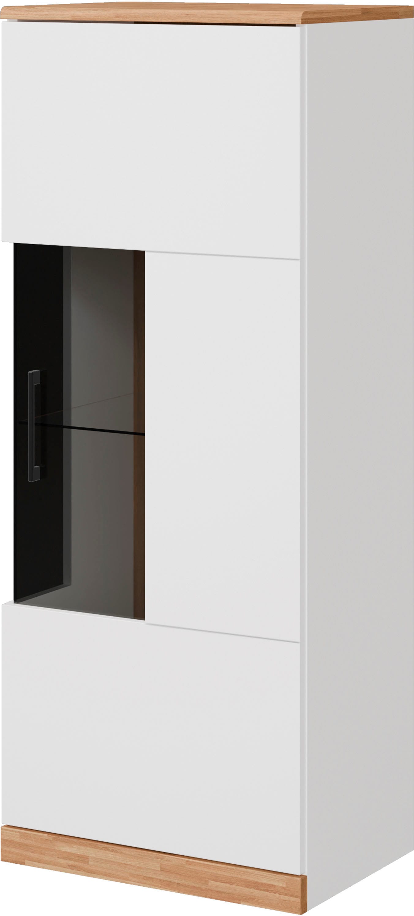 Home affaire Vitrine "Ribe,125cm hoch,4 Fächer,1Glasboden variabel einsetzb günstig online kaufen