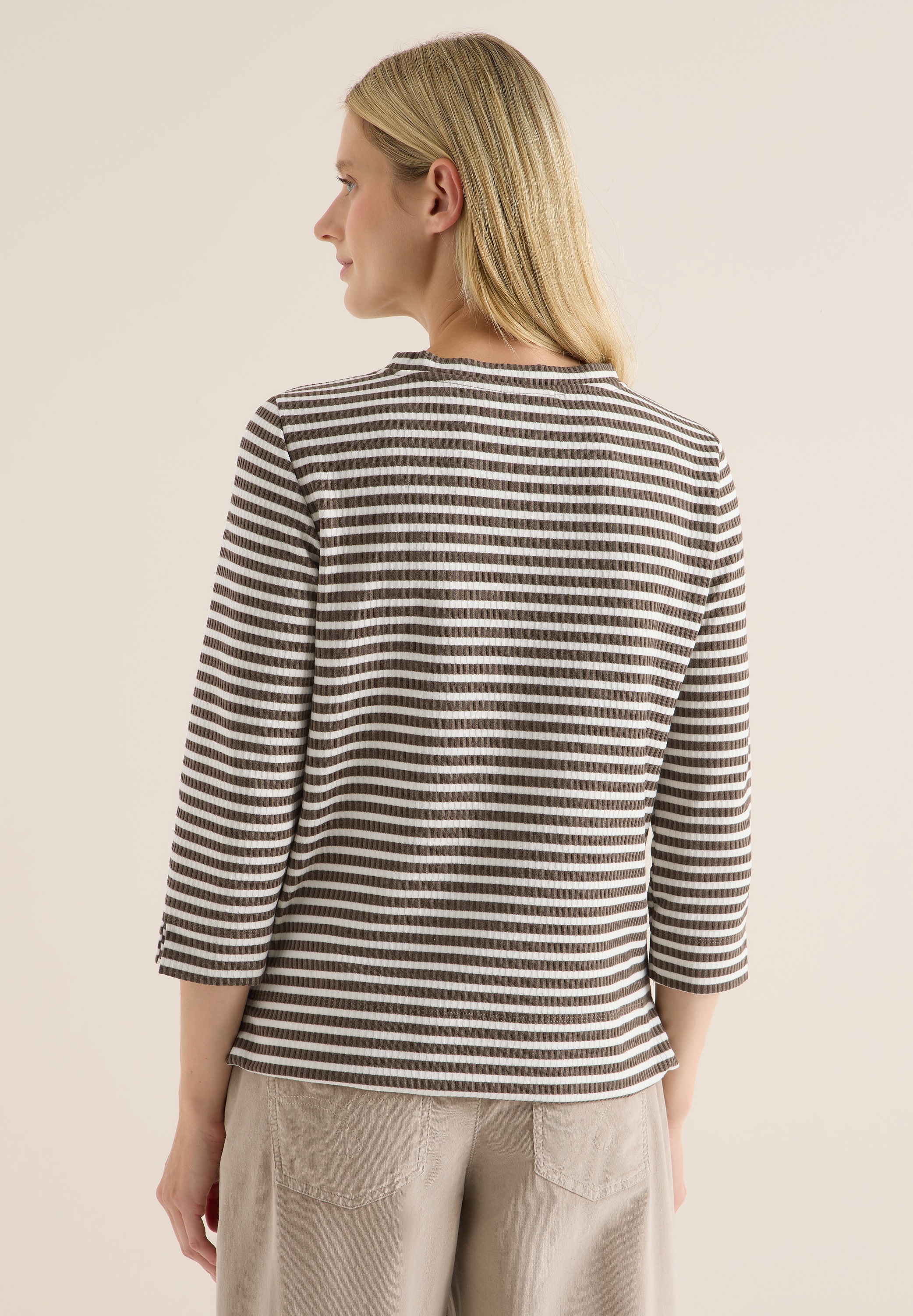 Cecil 3/4-Arm-Shirt, mit 3/4 Ärmeln
