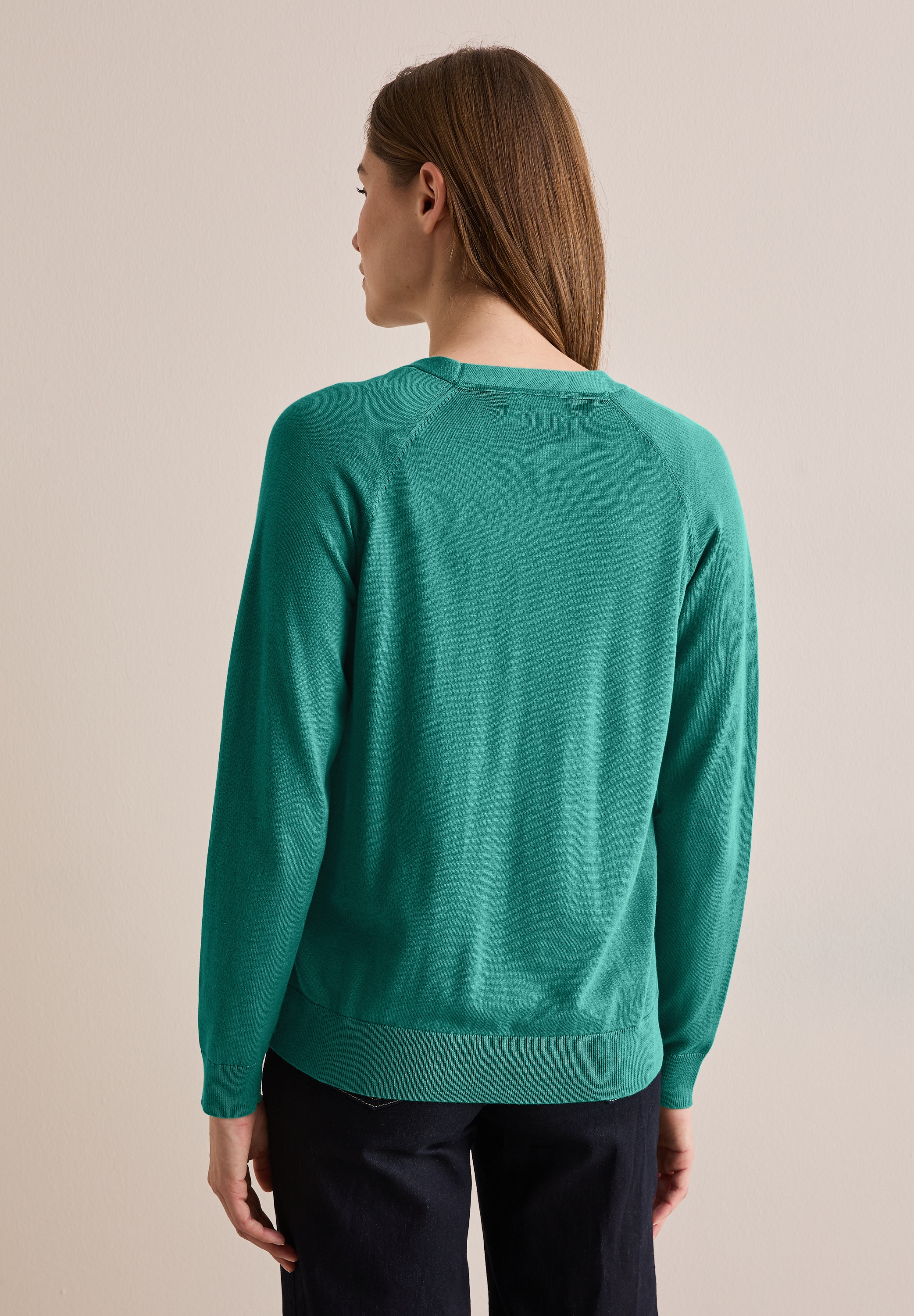 Cecil Cardigan, mit Knopfleiste