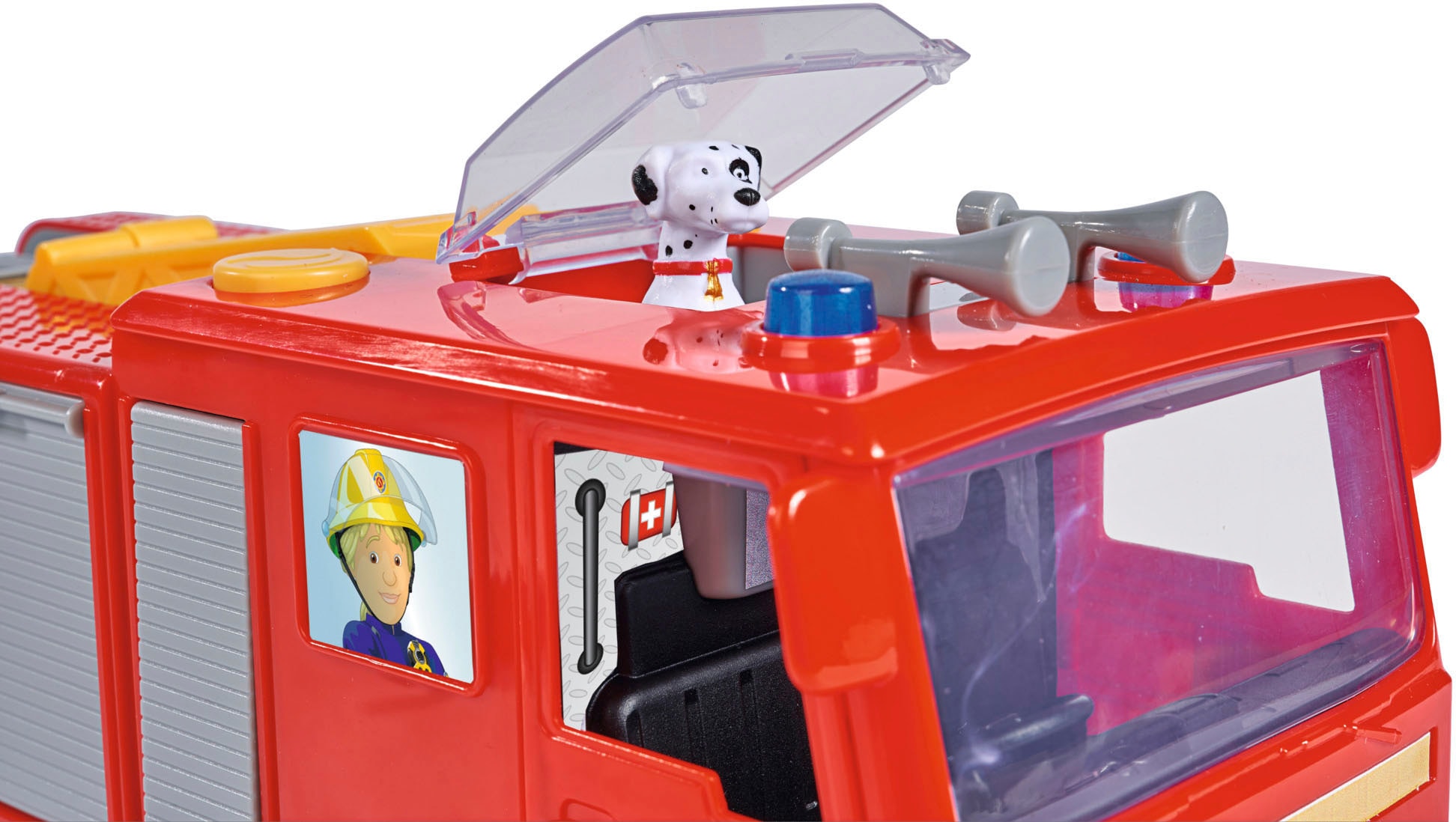 SIMBA Spielzeug-Feuerwehr »Feuerwehrmann Sam, Jupiter Pro«, mit Licht- und Soundeffekten