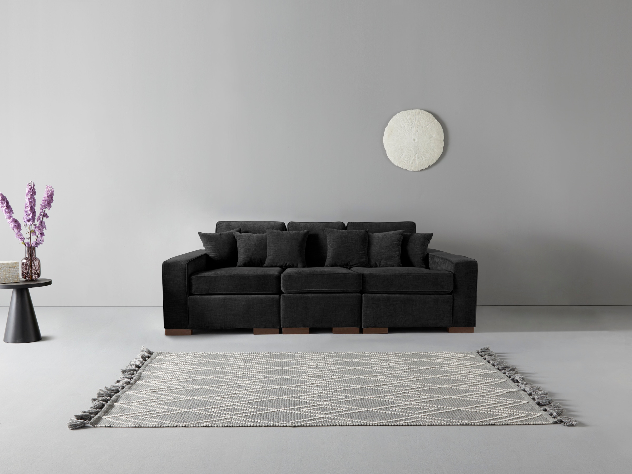 Home affaire 3-Sitzer "Skara", Lounge-Sofa mit Federkernpolsterung, in viel günstig online kaufen