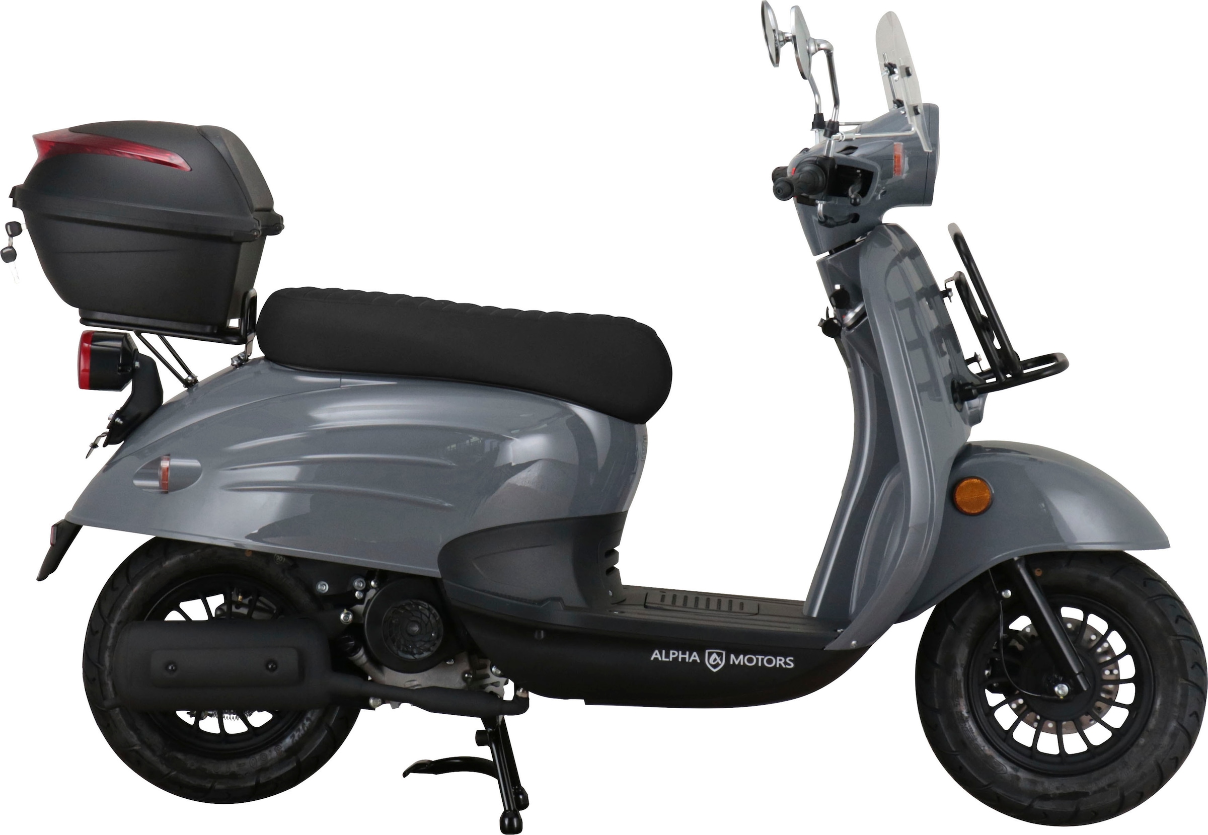 Alpha Motors Mofaroller »Adria«, 50 cm³, 25 km/h, Euro 5, 2,72 PS, inkl. Windschild und Topcase