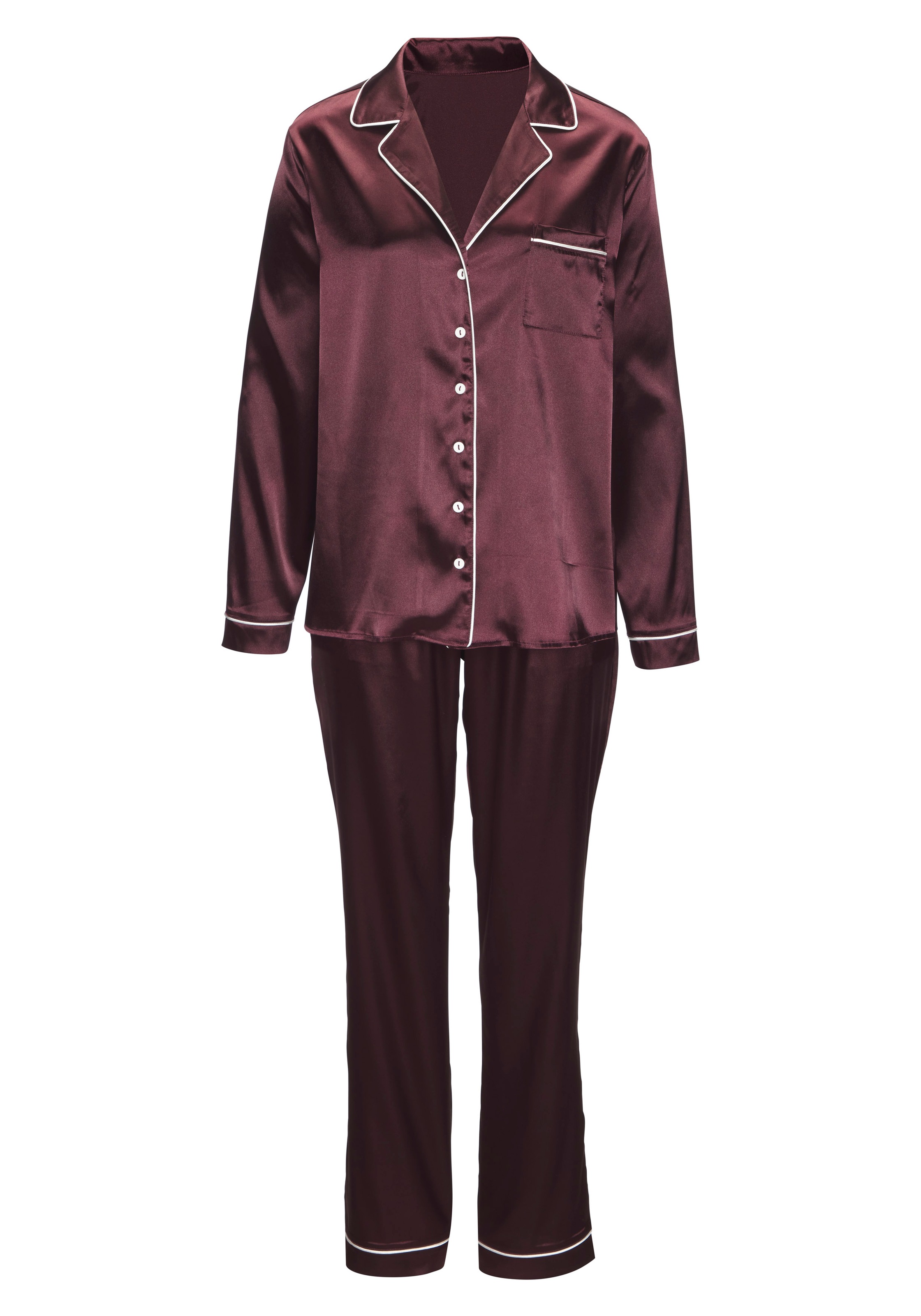 s.Oliver Pyjama 3 Stk. Mit schöner Schlafmaske günstig online kaufen