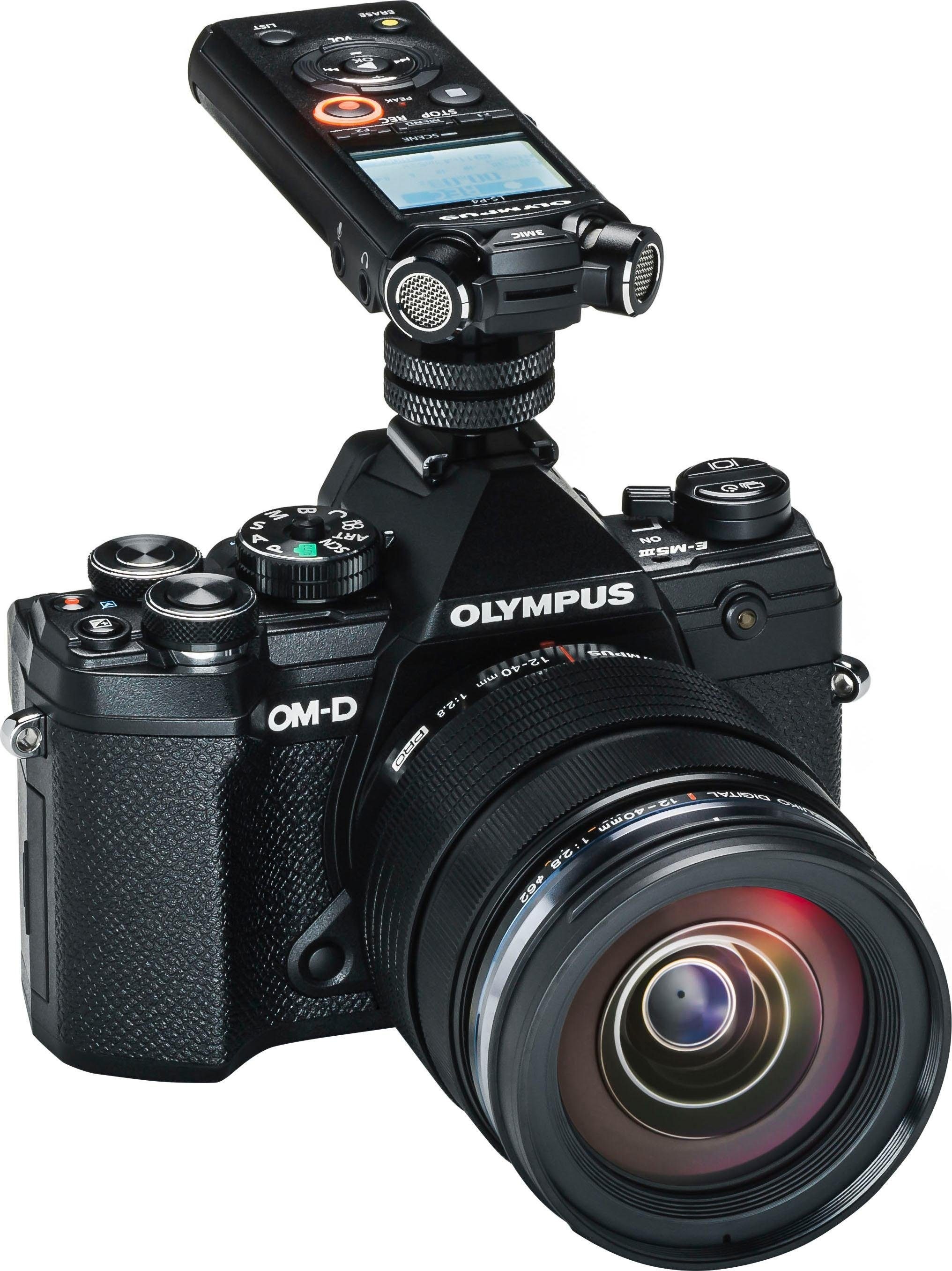 Olympus Systemkamera »OM-D E-M5 Mark III«, M.Zuiko Digital ED 12-40mm F2.8  PRO, 20,4 MP, Bluetooth-NFC | BAUR