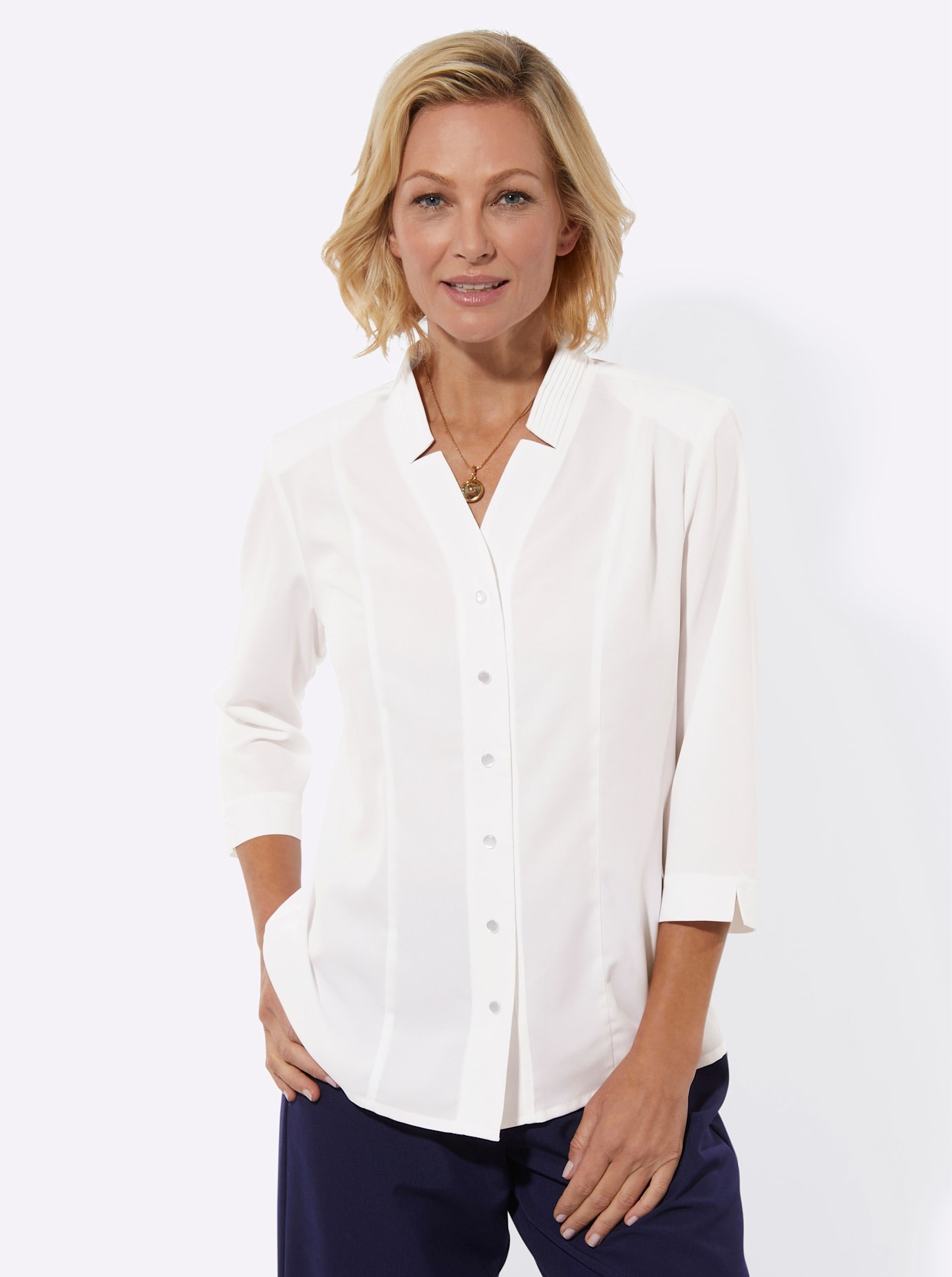 Classic Crepebluse günstig online kaufen