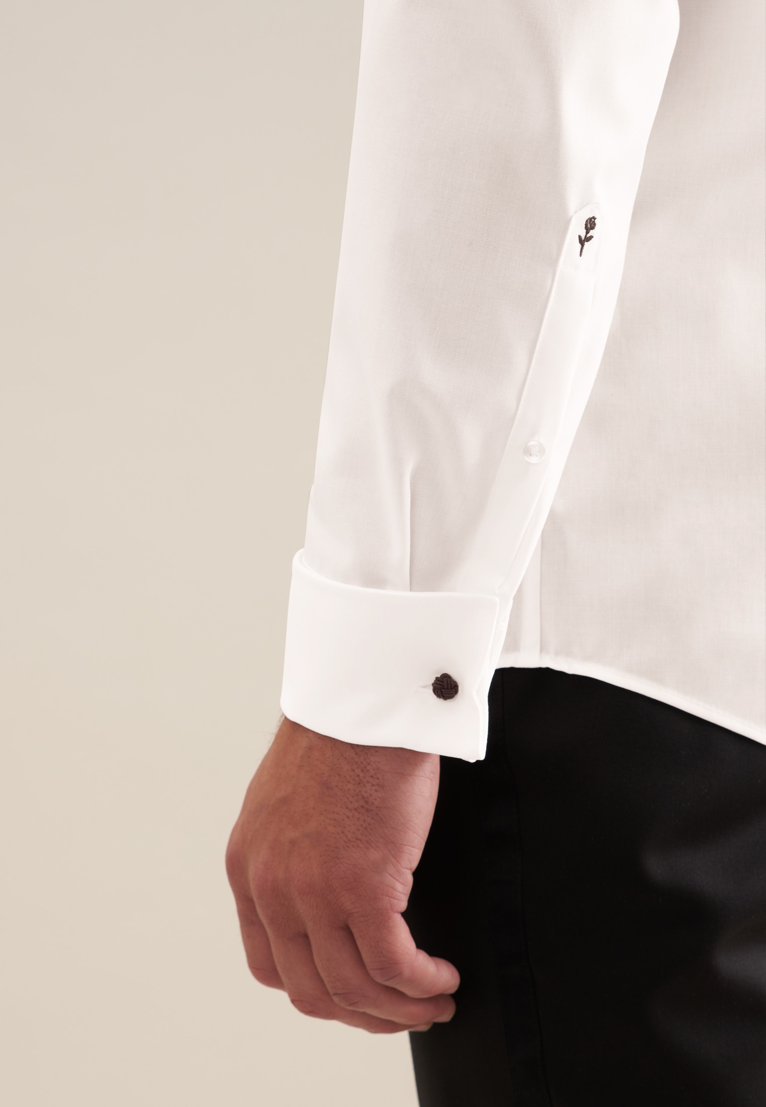 seidensticker Businesshemd »Schwarze Rose« Regular 1/1 Kentkragen Uni