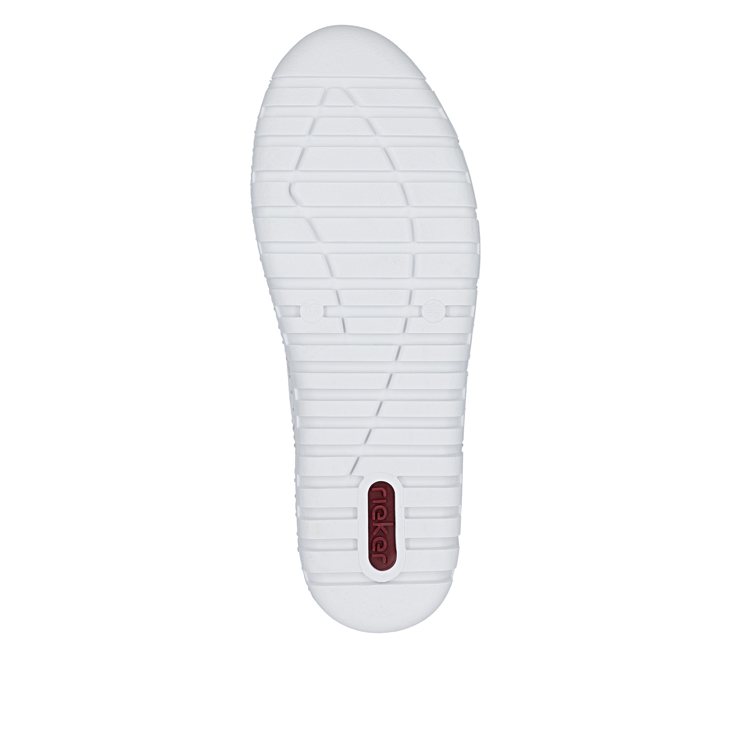 Rieker Schnürschuh  Sneaker, Halbschuh, Schnürer mit sommerlichem Motiv-Druck