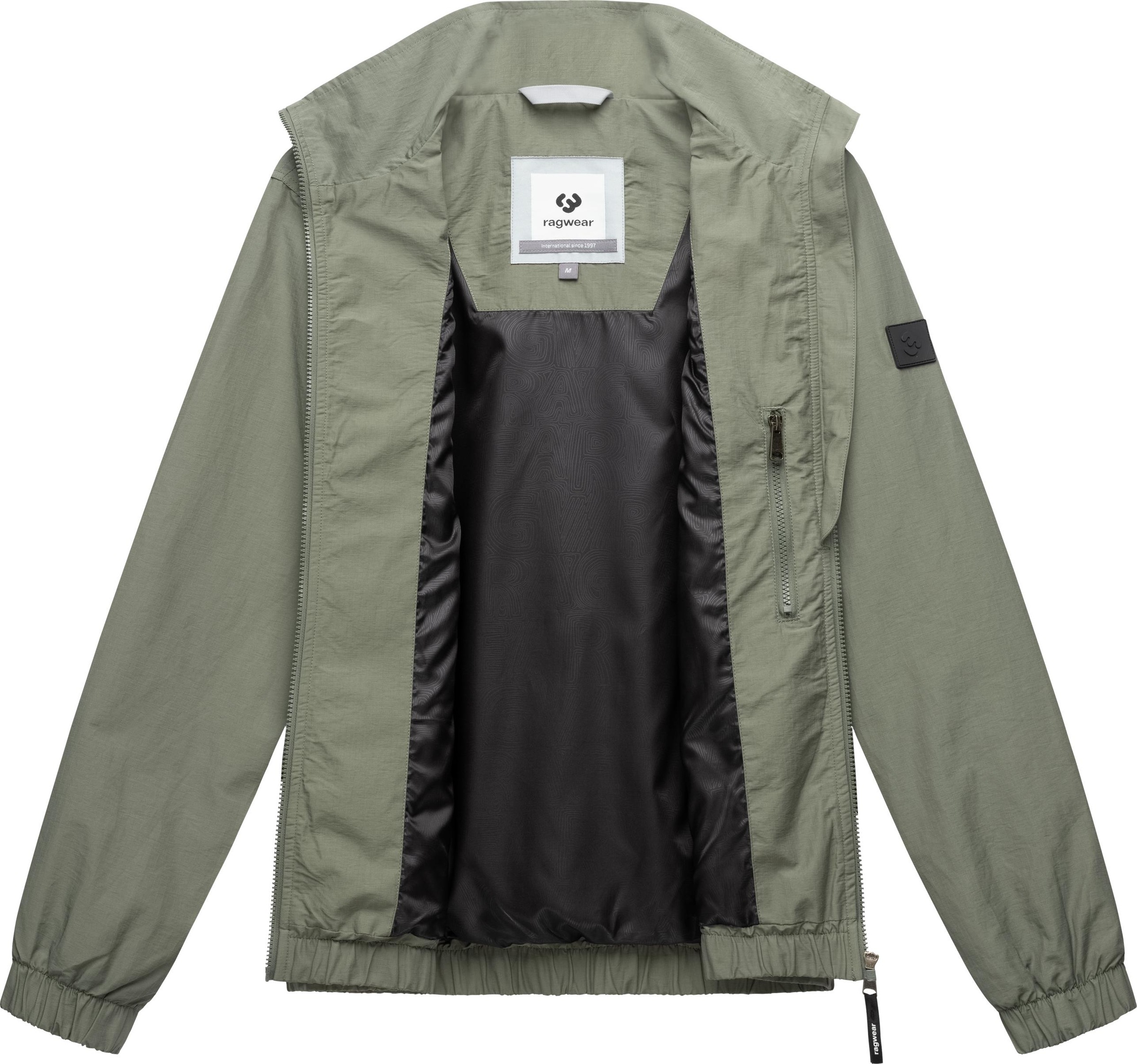 Ragwear Outdoorjacke »Holdeon«, ohne Kapuze, Stylische Herren Übergangsjacke aus Ripstop-Material