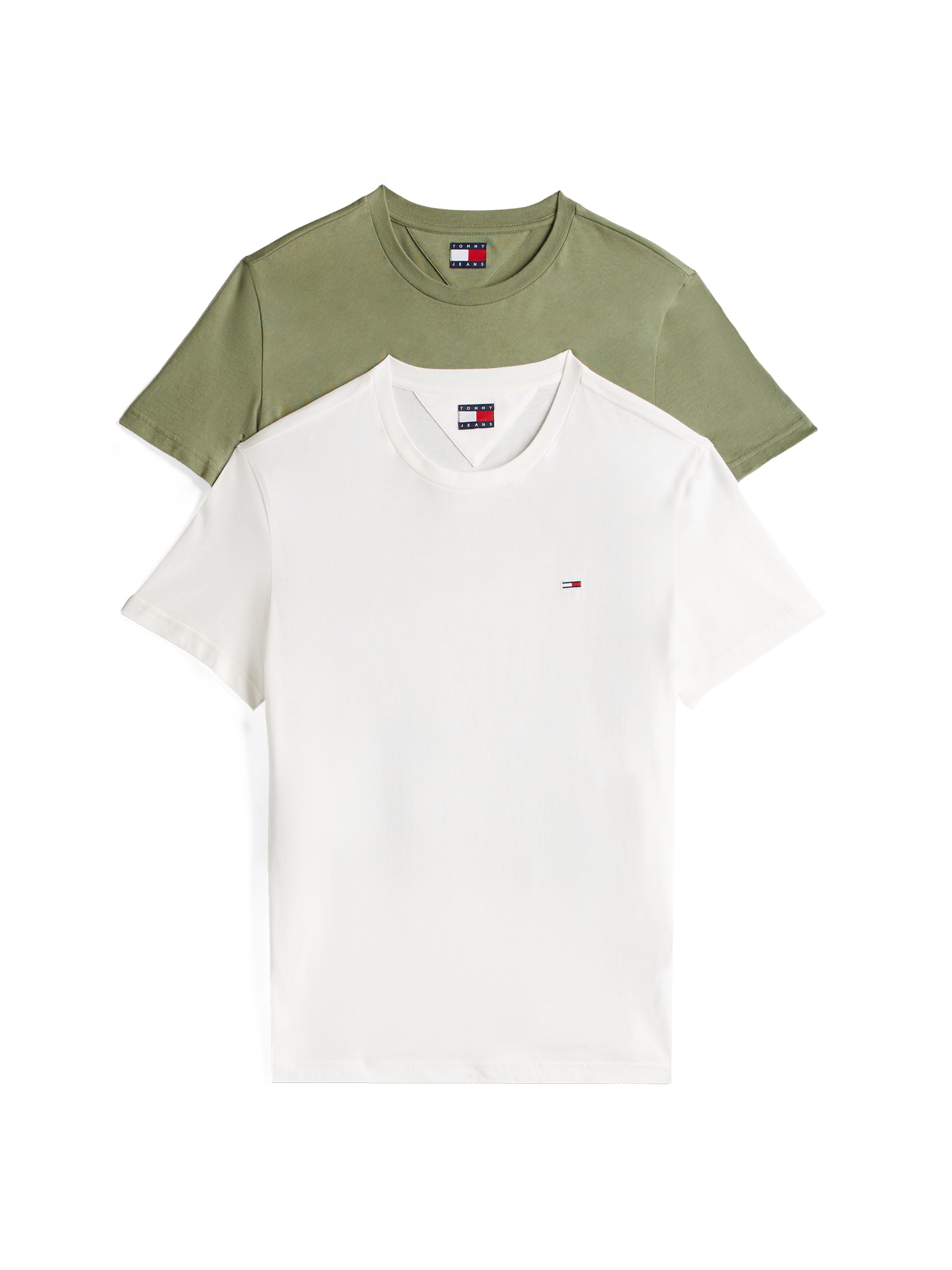 Tommy Jeans Rundhalsshirt "TJM XSLIM 2PACK JERSEY TEE EXT", 2er-Packer Pack günstig online kaufen