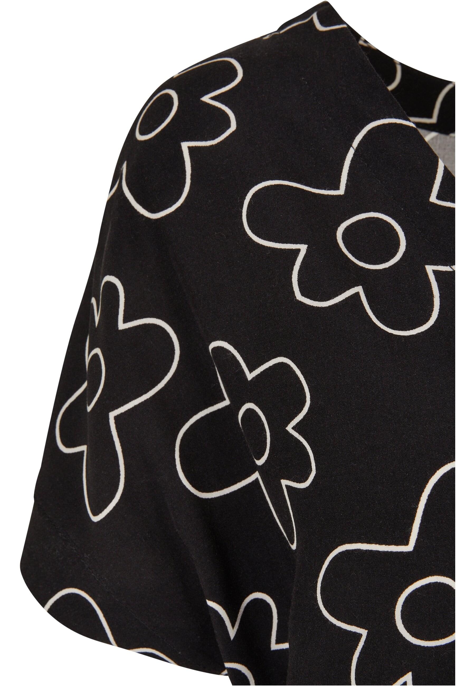 URBAN CLASSICS Jumpsuit »Urban Classics Damen Ladies Short Viscose Belt Jumpsuit«, (1 tlg.)
