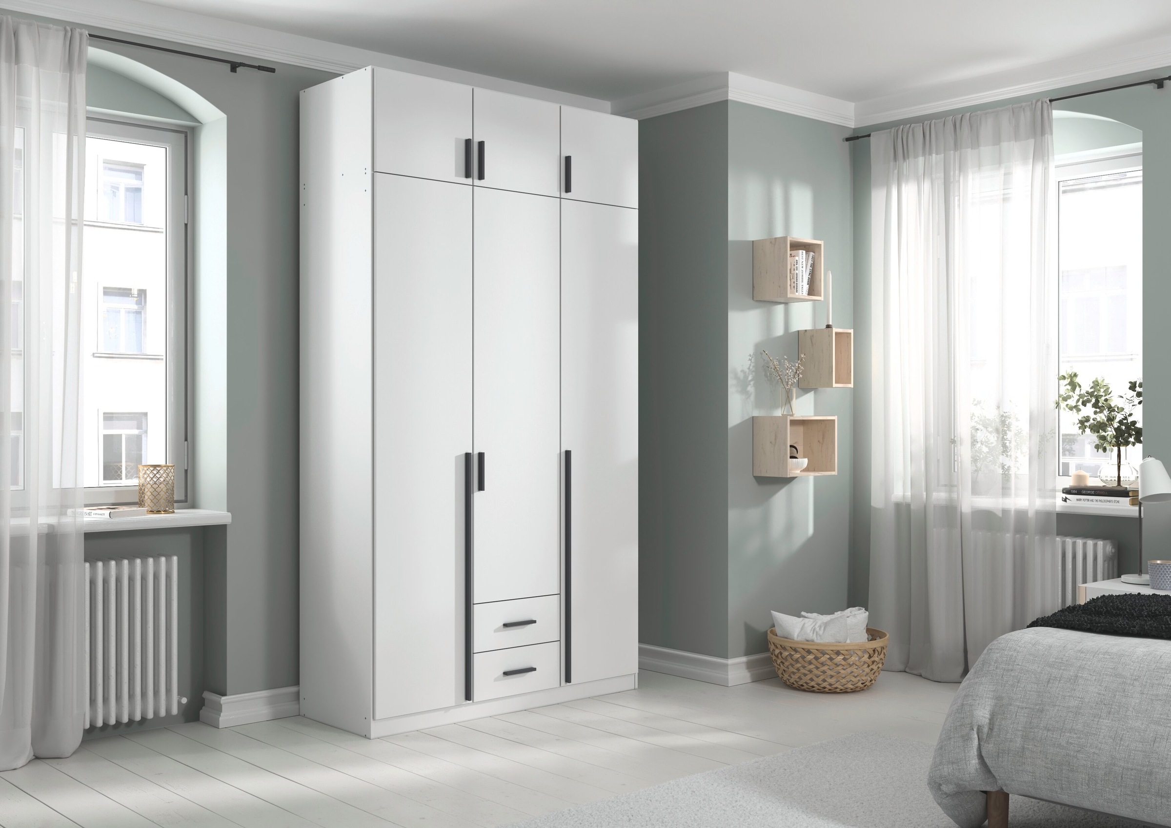 Thumbnail - rauch Kleiderschrank "Schrank Garderobe Wäscheschrank GAMMA in 4 Breiten 91-226 cm" 3 verschiedene Ausstattungen BASIC/C...