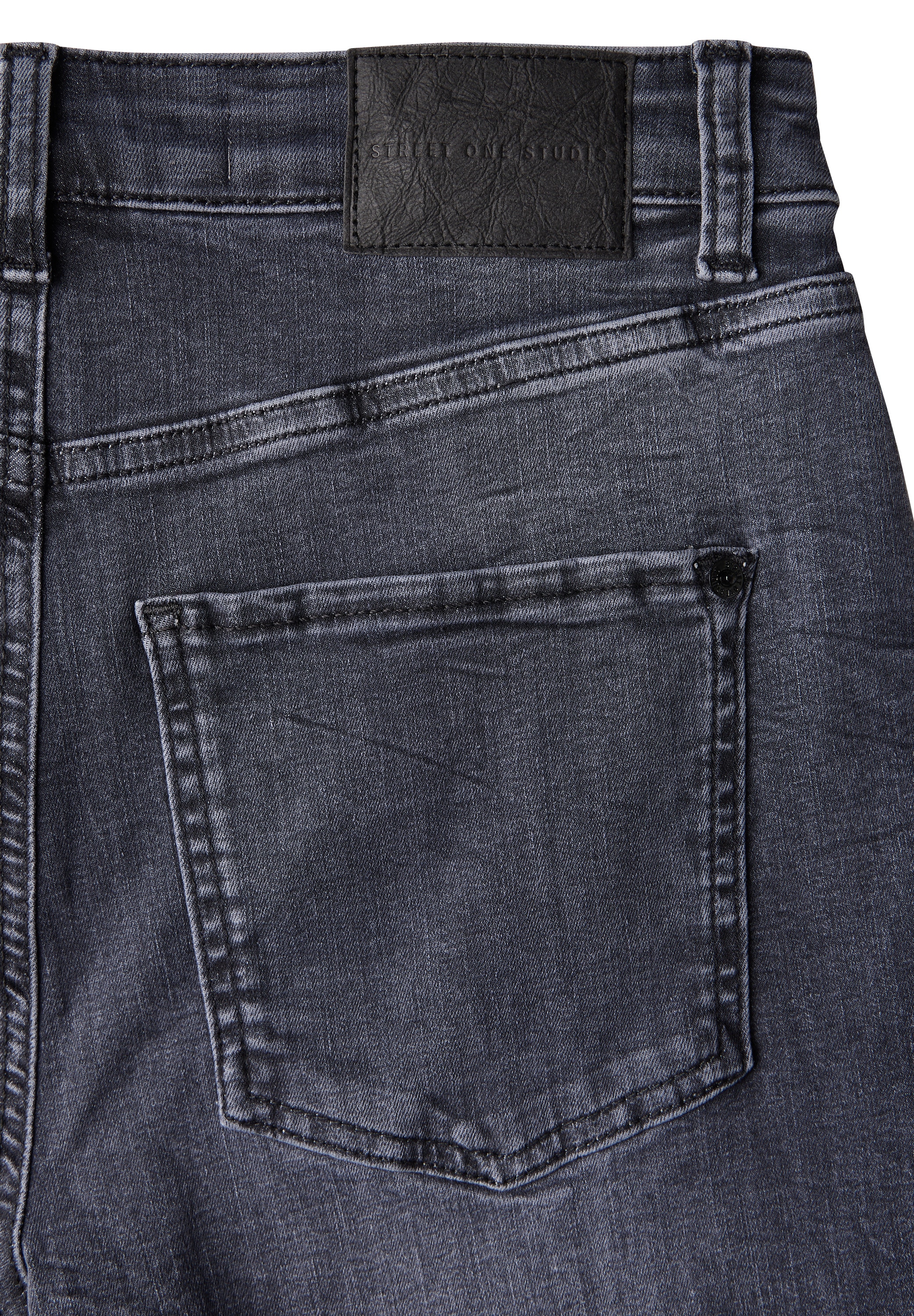 STREET ONE STUDIO Weite Jeans, 5-Pocket-Style