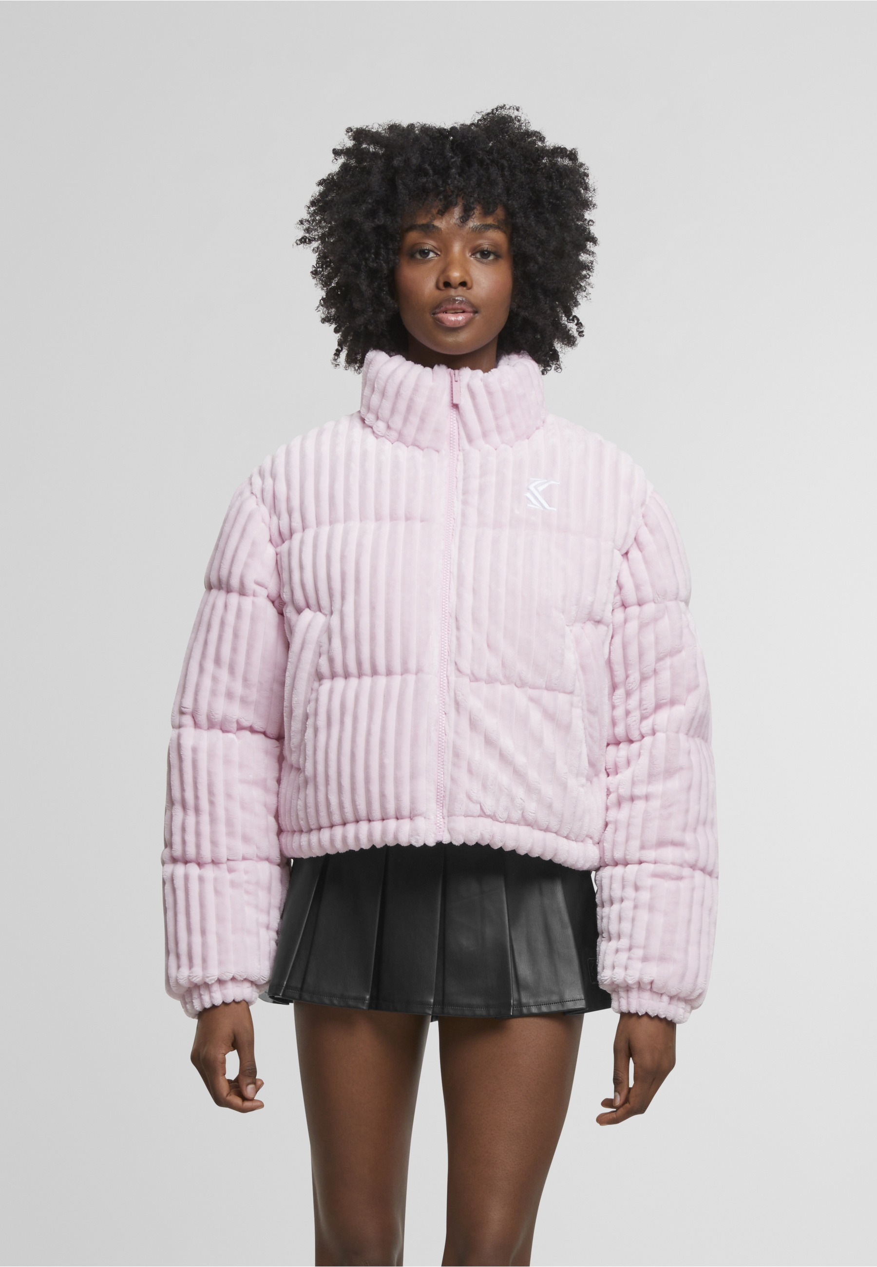 Karl Kani Cordjacke »Karl Kani Og K Corduroy Short Puffer Jacket« 1 Stk. tlg. ohne Kapuze