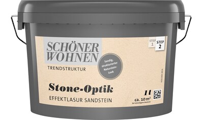 SCHÖNER WOHNEN FARBE Wand- und Deckenfarbe »TRENDSTRUKTUR Stone-Optik Grundfarbe«