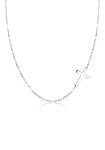 Kette mit Anhänger »mit Kreuz Schlicht 925 Sterling Silber«