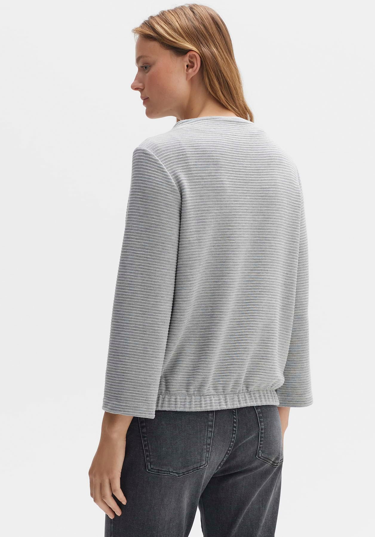 OPUS Sweatshirt »Gopura«, mit weitem Kragen BAUR | Rundhals bestellen für