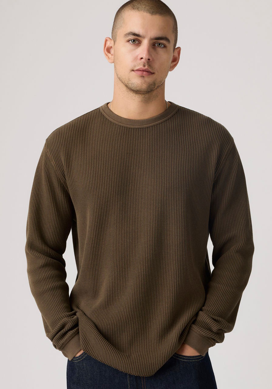 Levis Langarmshirt Waffelstruktur günstig online kaufen