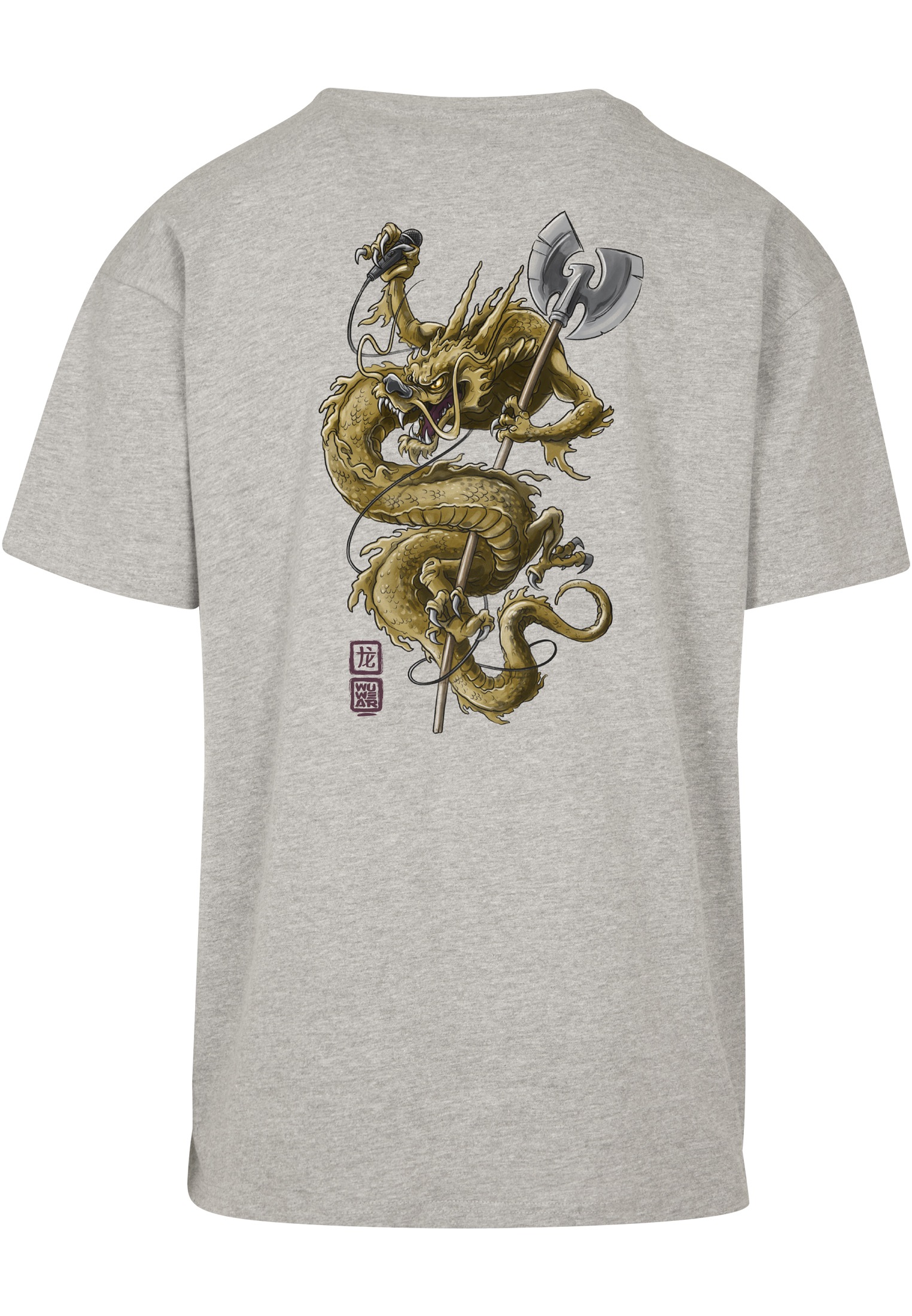 MisterTee Kurzarmshirt "MisterTee Herren Wu Wear Dragon Tee" 1 Stk. tlg. günstig online kaufen