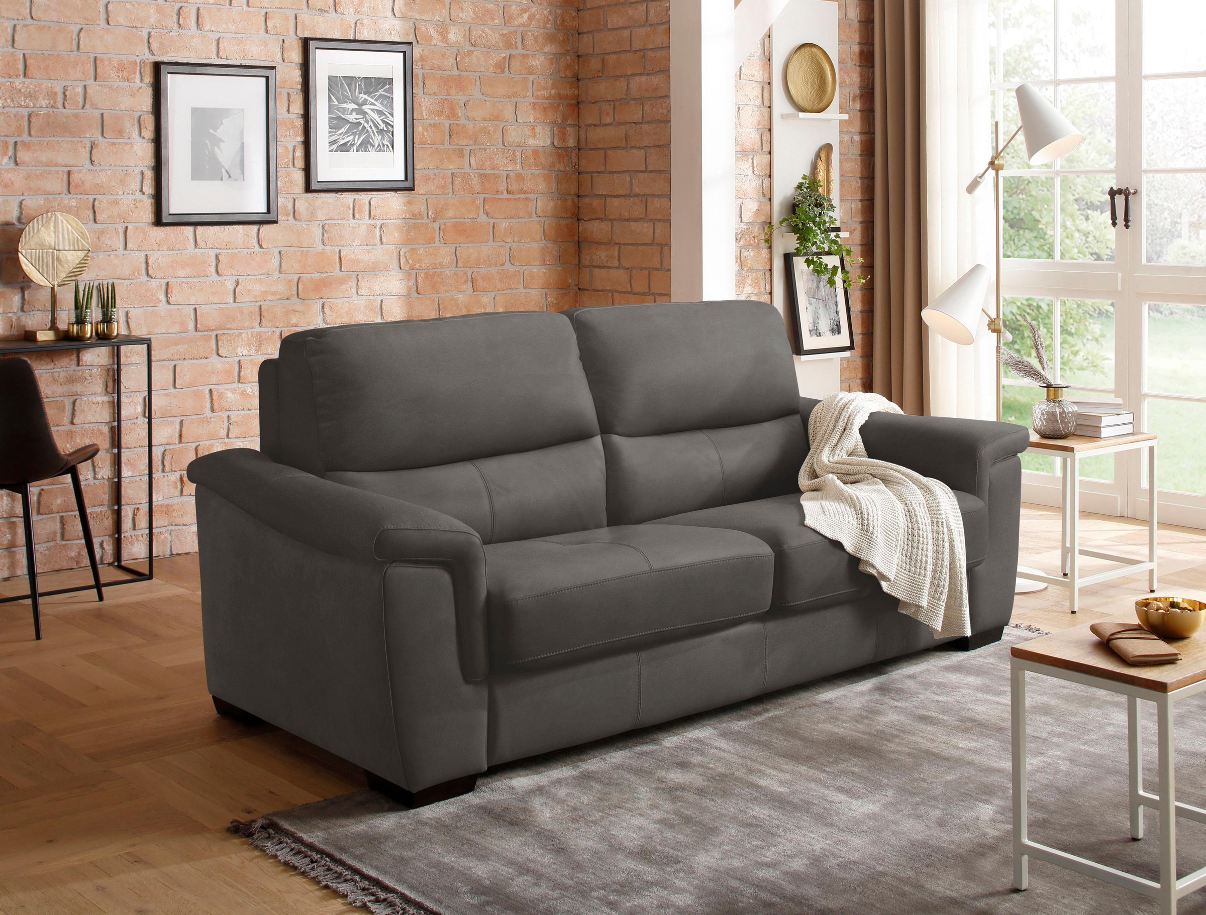 Premium collection by Home affaire Schlafsofa »Amrum«, in zwei Bezugsqualitäten