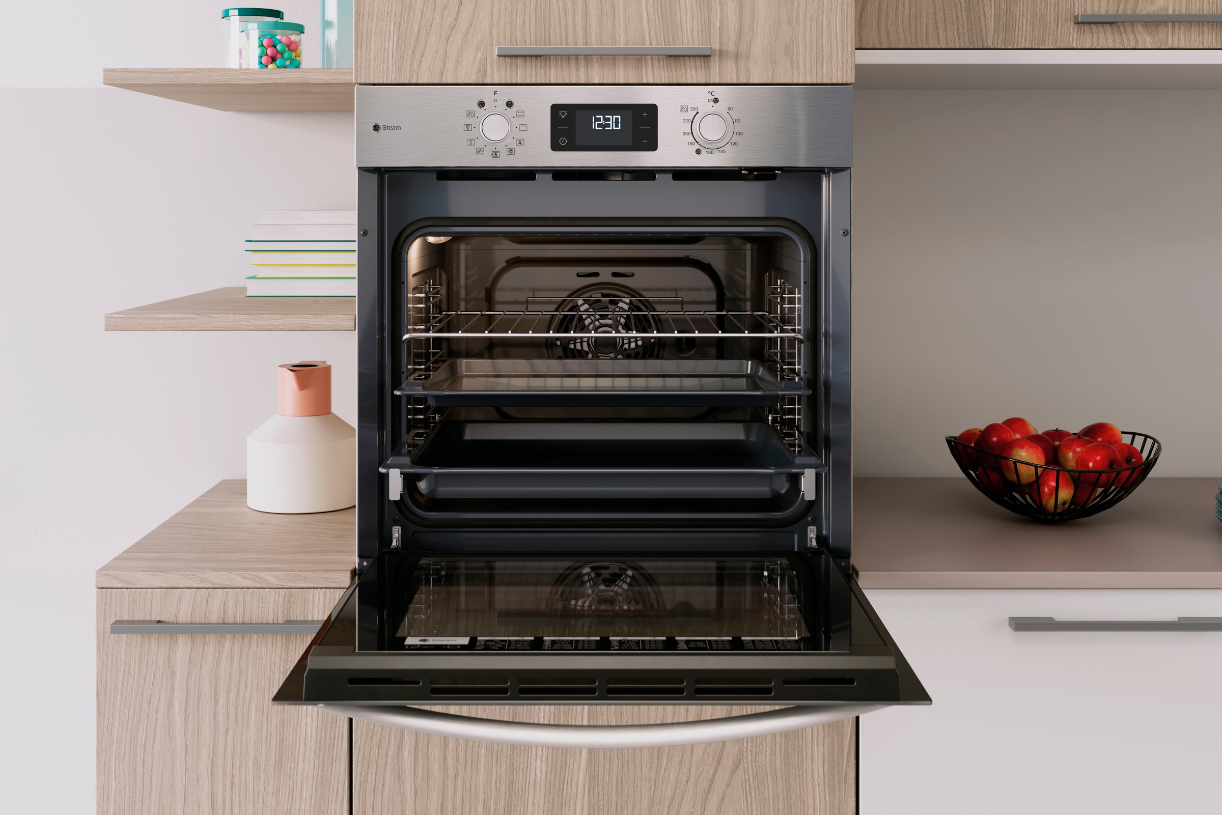 Privileg Einbaubackofen  »PBA2S85HU1«, mit Teilauszug, Hydrolyse