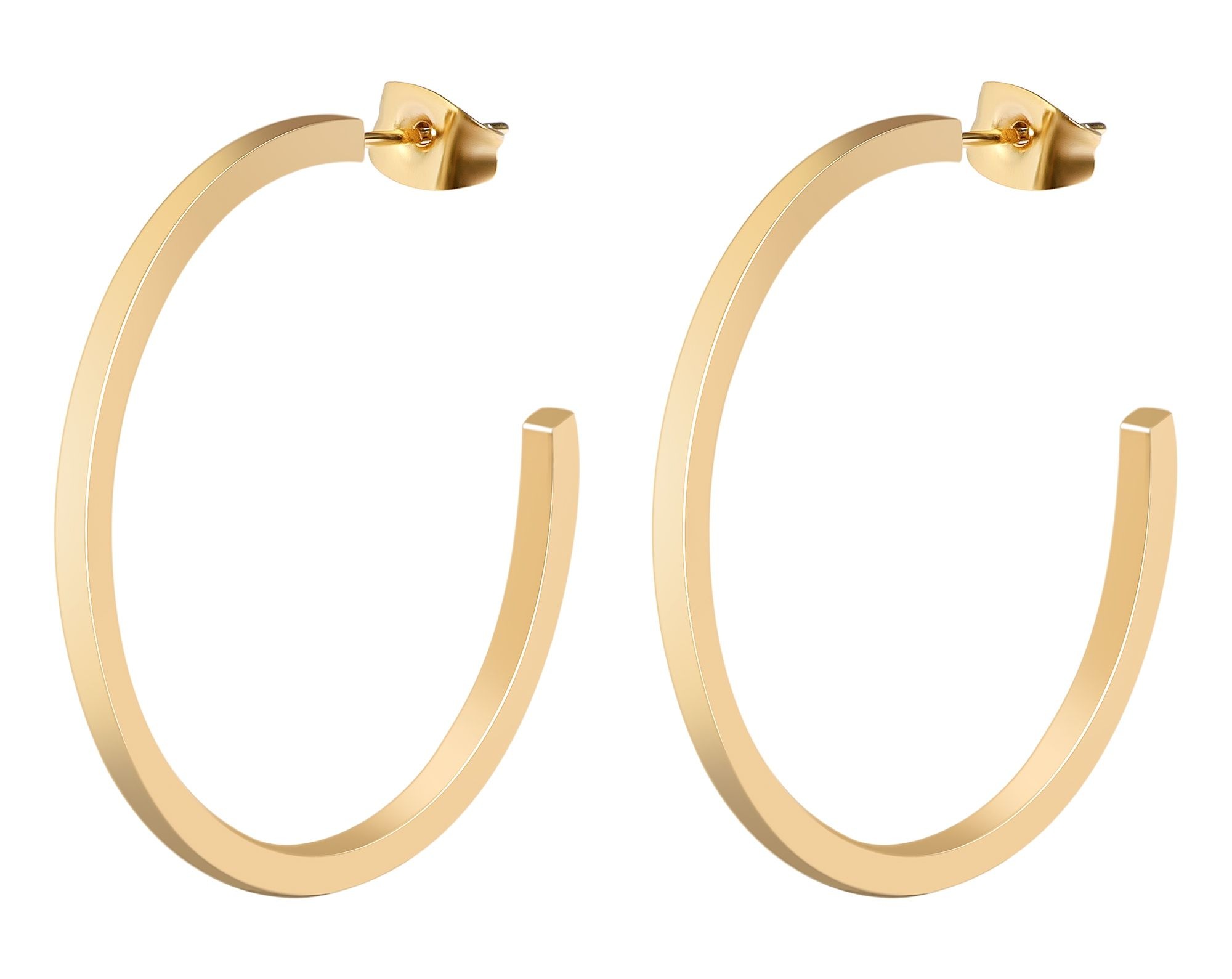 Adelia´s Paar Creolen "Damen Ohrringe – Creole aus Edelstahl" Ideal zum Ver günstig online kaufen