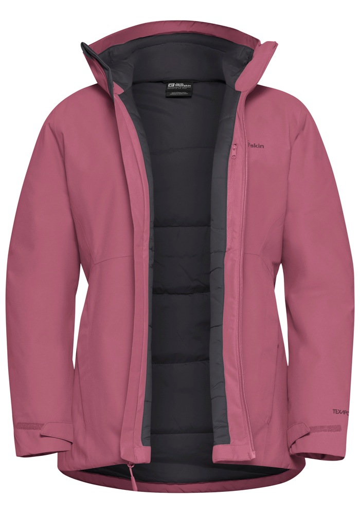 Jack Wolfskin Outdoorjacke »WISPER INS JKT W«, mit Kapuze
