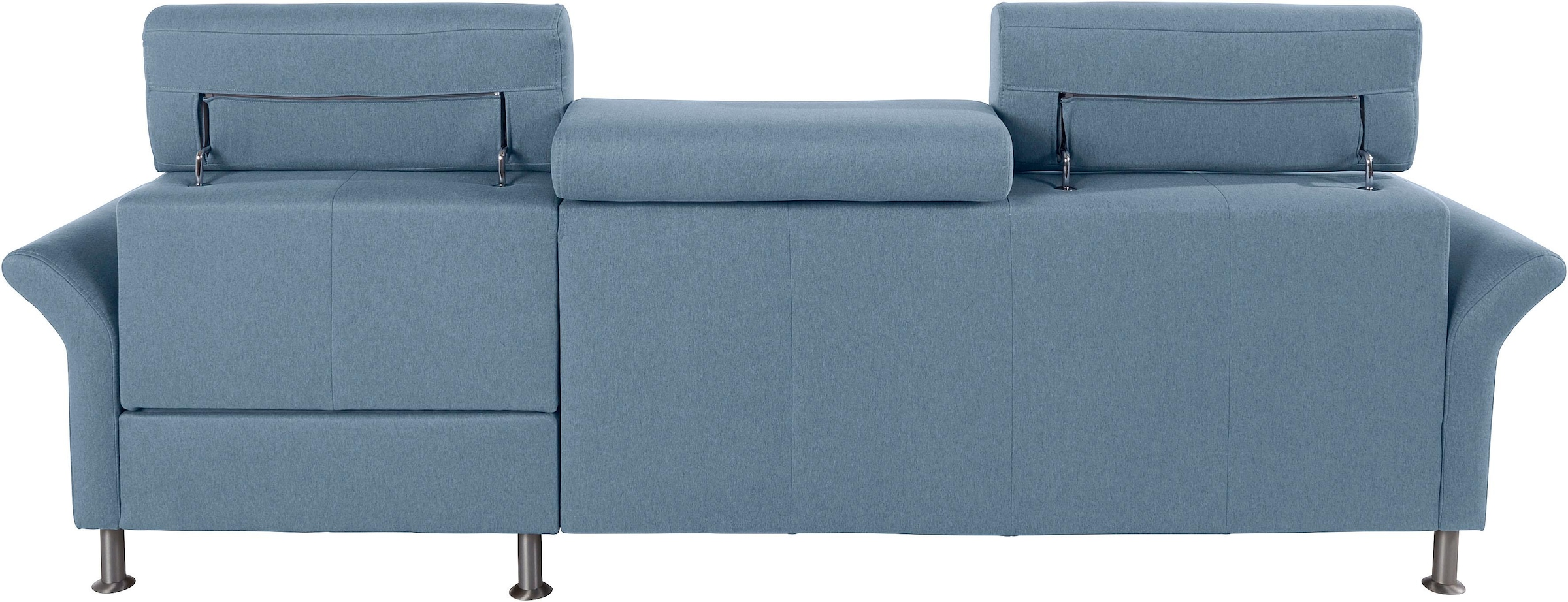 exxpo - sofa fashion Ecksofa »Maretto, bequem und komfortabel, L-Form«, inkl. Kopf- bzw. Rückenverstellung, wahlweise mit Bettfunktion
