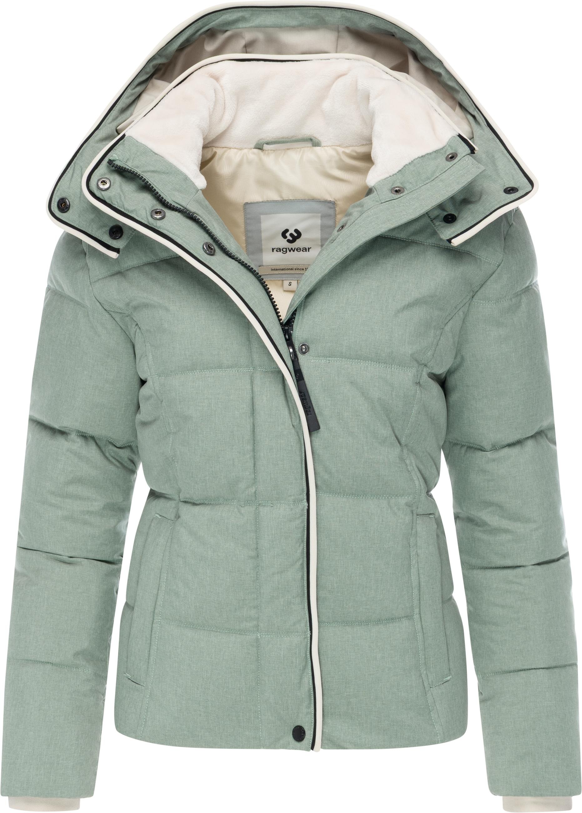 Ragwear Winterjacke »Gleama Melange YOUMODO«, mit Kapuze, Wasserdichte Steppjacke mit abnehmbarer Kapuze