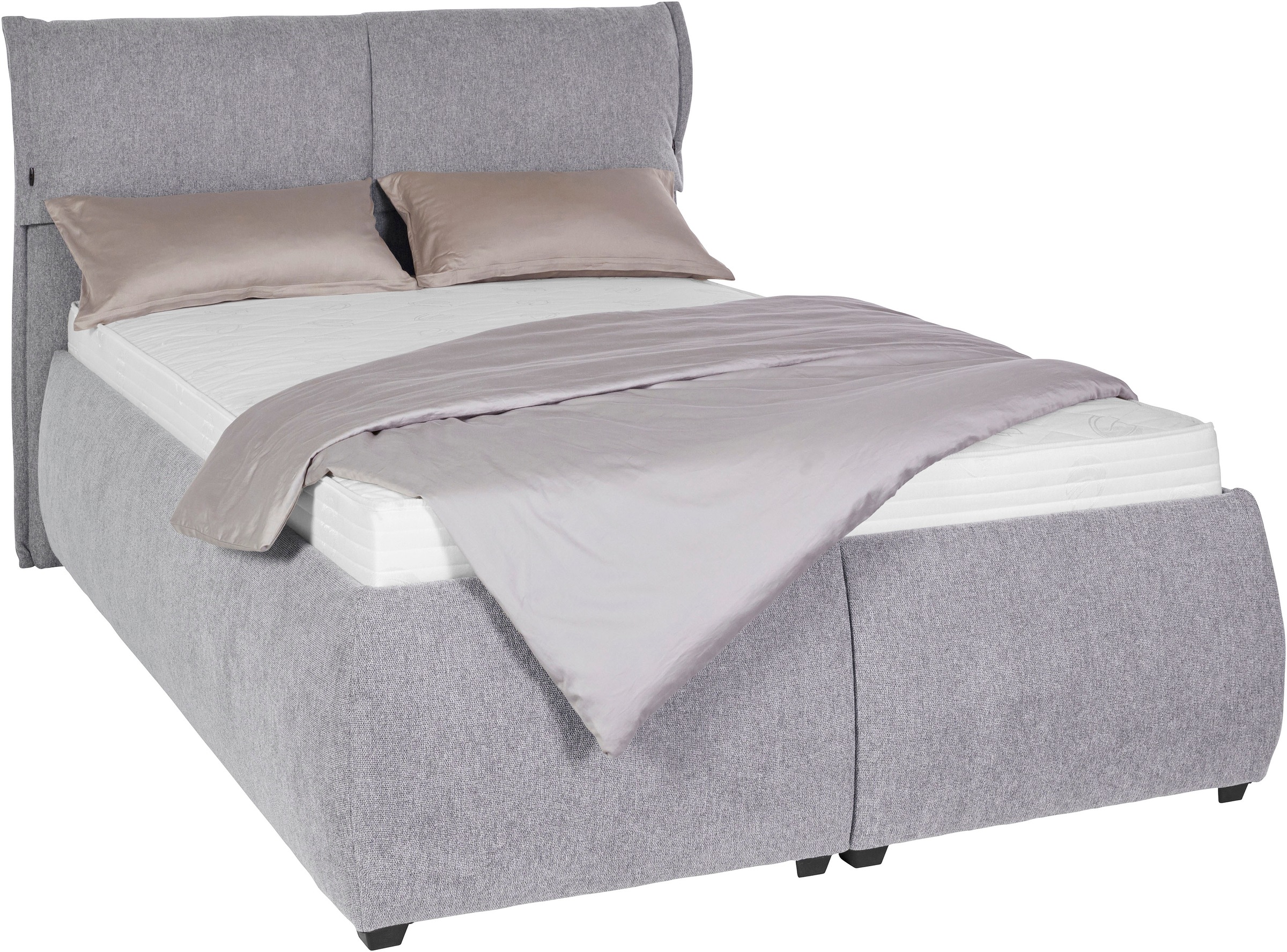 Home affaire Polsterbett "Jenson" als Bettgestell oder mit 3 Matratzenarten günstig online kaufen