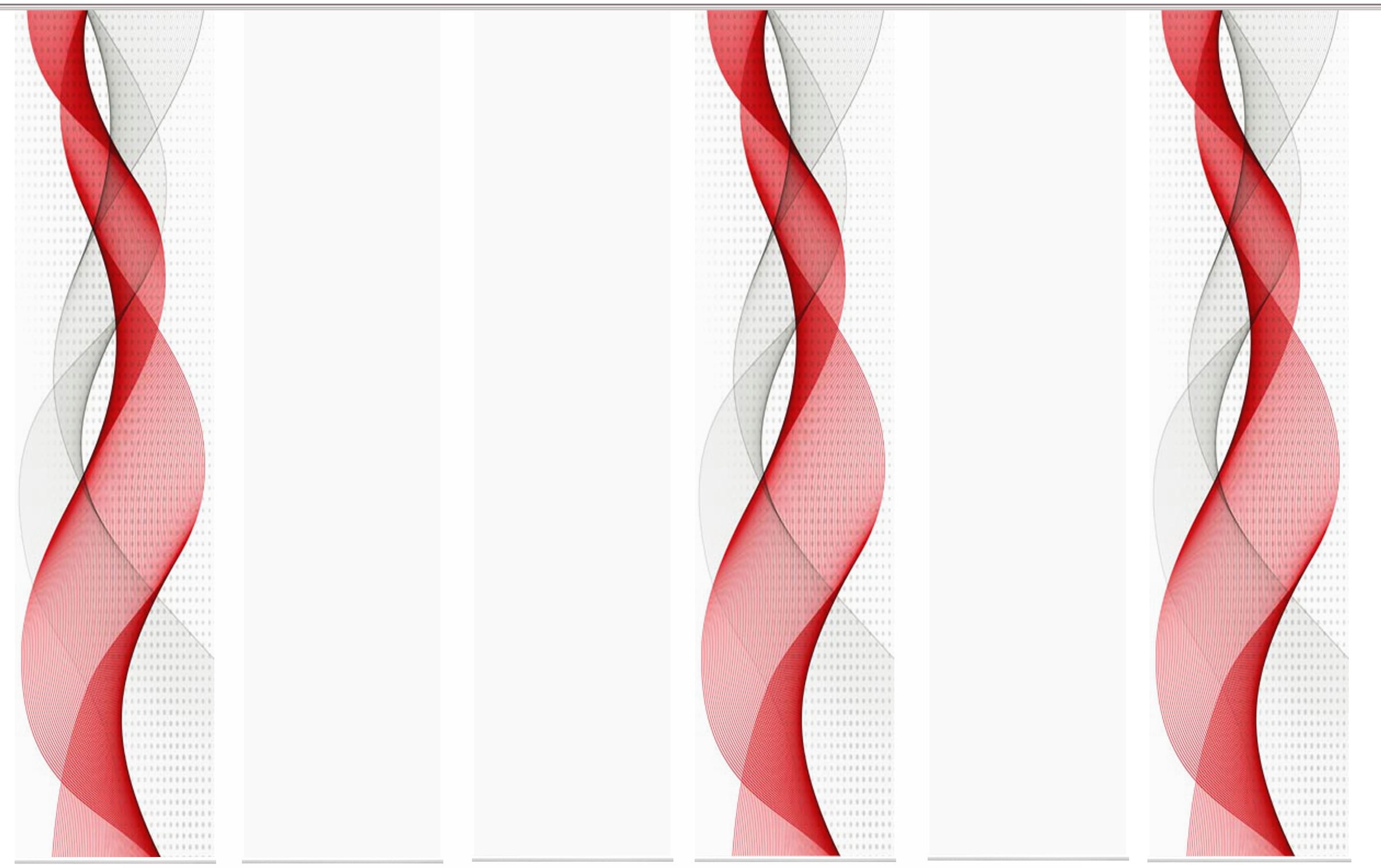 HOME WOHNIDEEN Schiebegardine »OPALIA 6ER SET«, (6 St.), HxB: 245x60