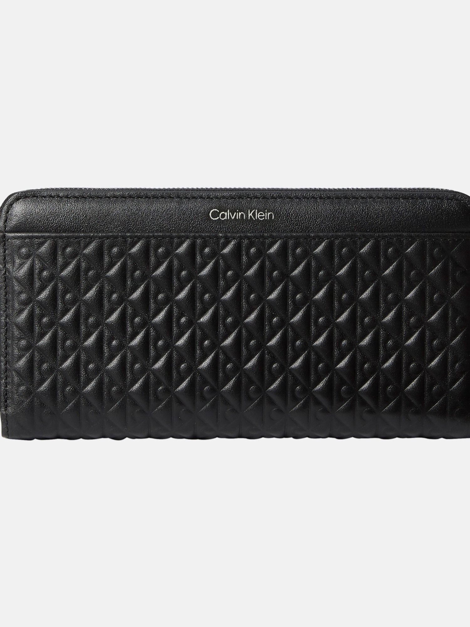 Calvin Klein Geldbörse »EMBLEM AOP EMBOSSED LONG WALLET«