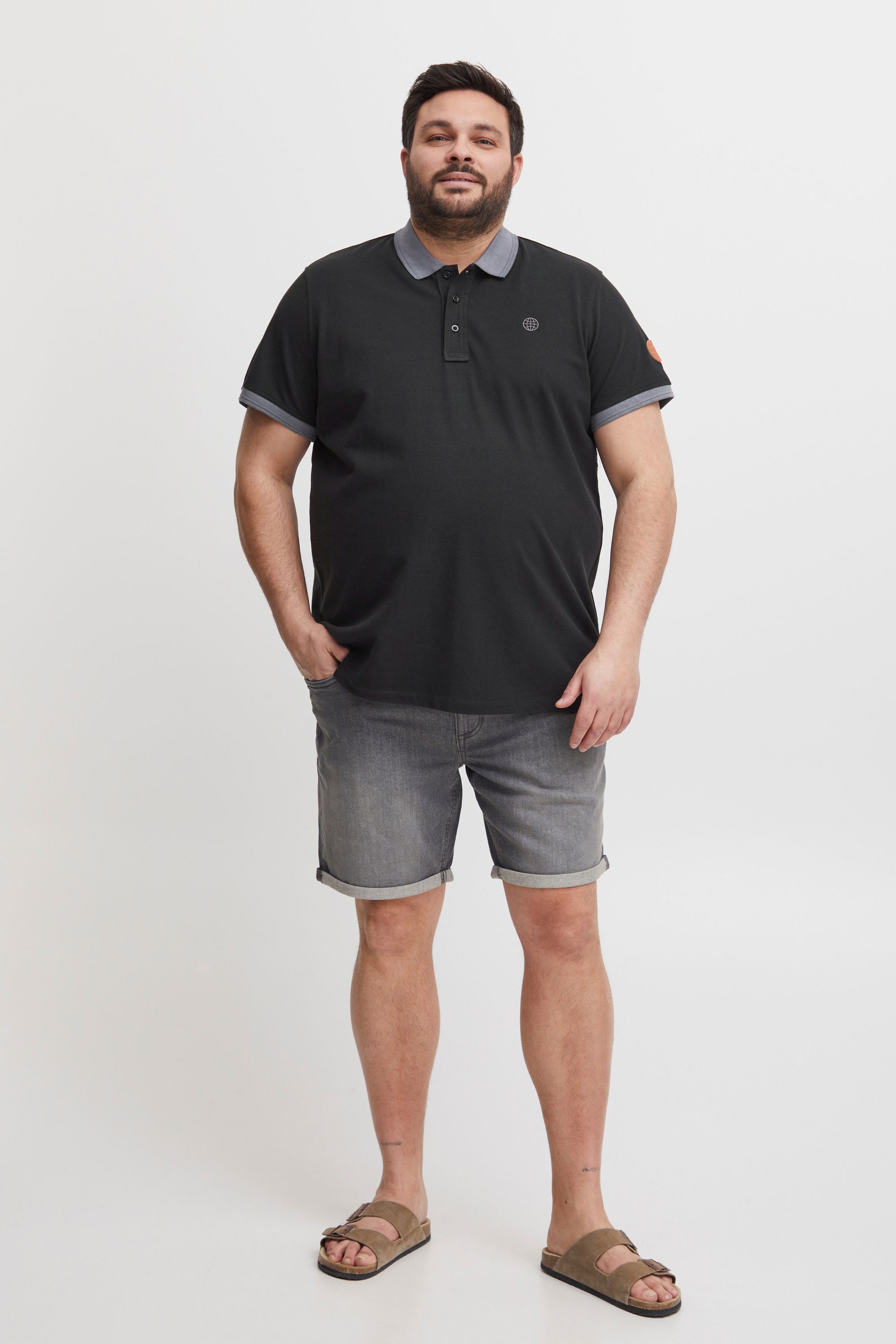 Thumbnail - Blend Poloshirt "BHRalf Big & Tall" Klassisches Polo-Shirt in großen Größen