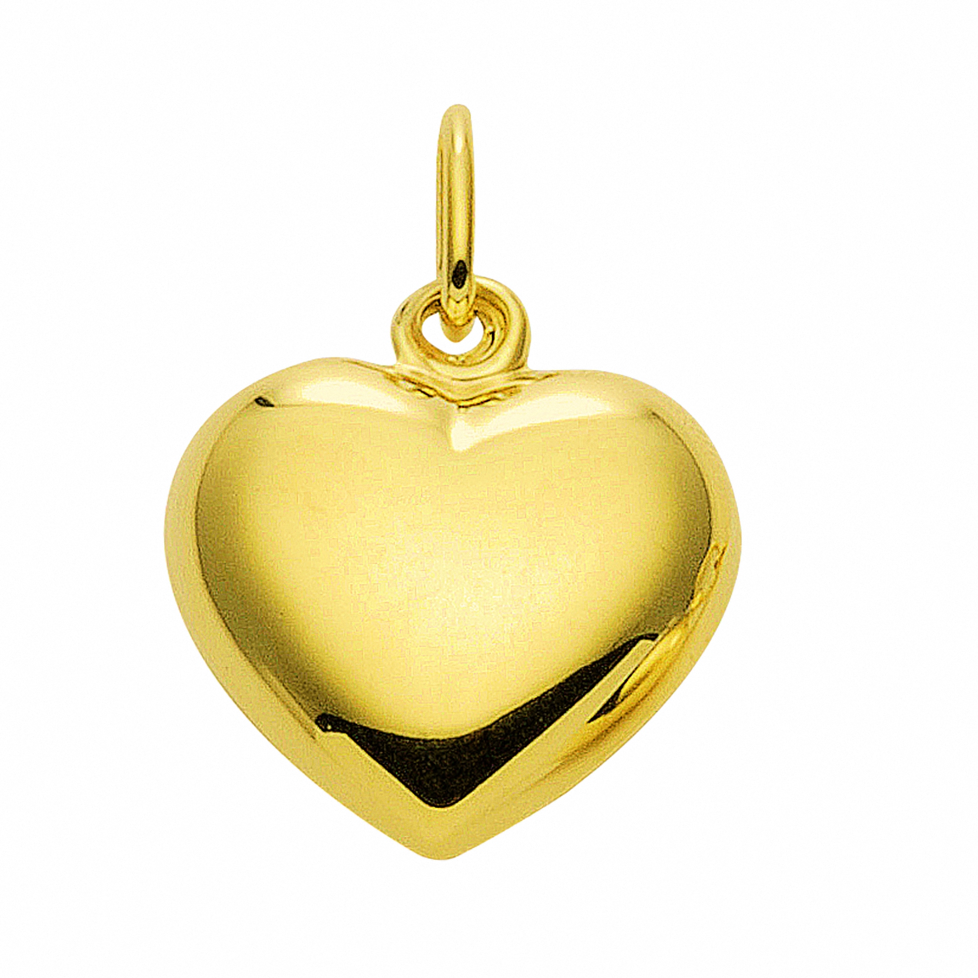Anhänger Gold | Anhänger Kette - »585 Herz«, online Set Schmuckset bestellen mit Halskette mit Adelia´s BAUR