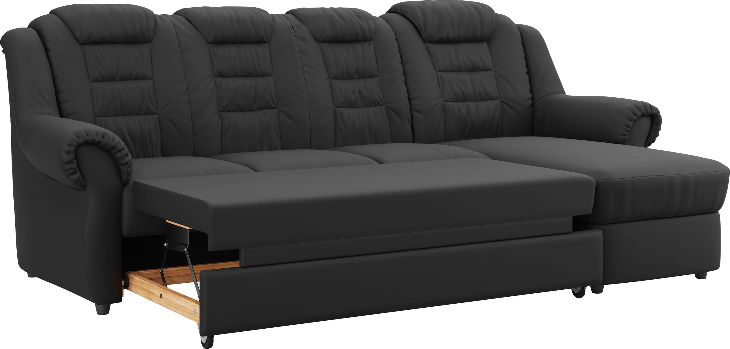 Home affaire Ecksofa »Boston L-Form«, mit hoher Rückenlehne, wahlweise mit Bettfunktion