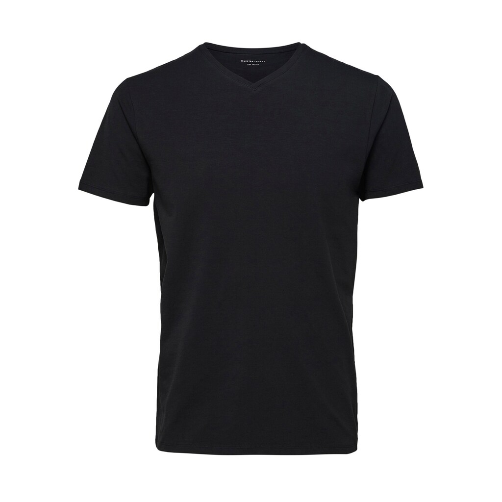 SELECTED HOMME T-Shirt »SLHPIMA V-NECK TEE«