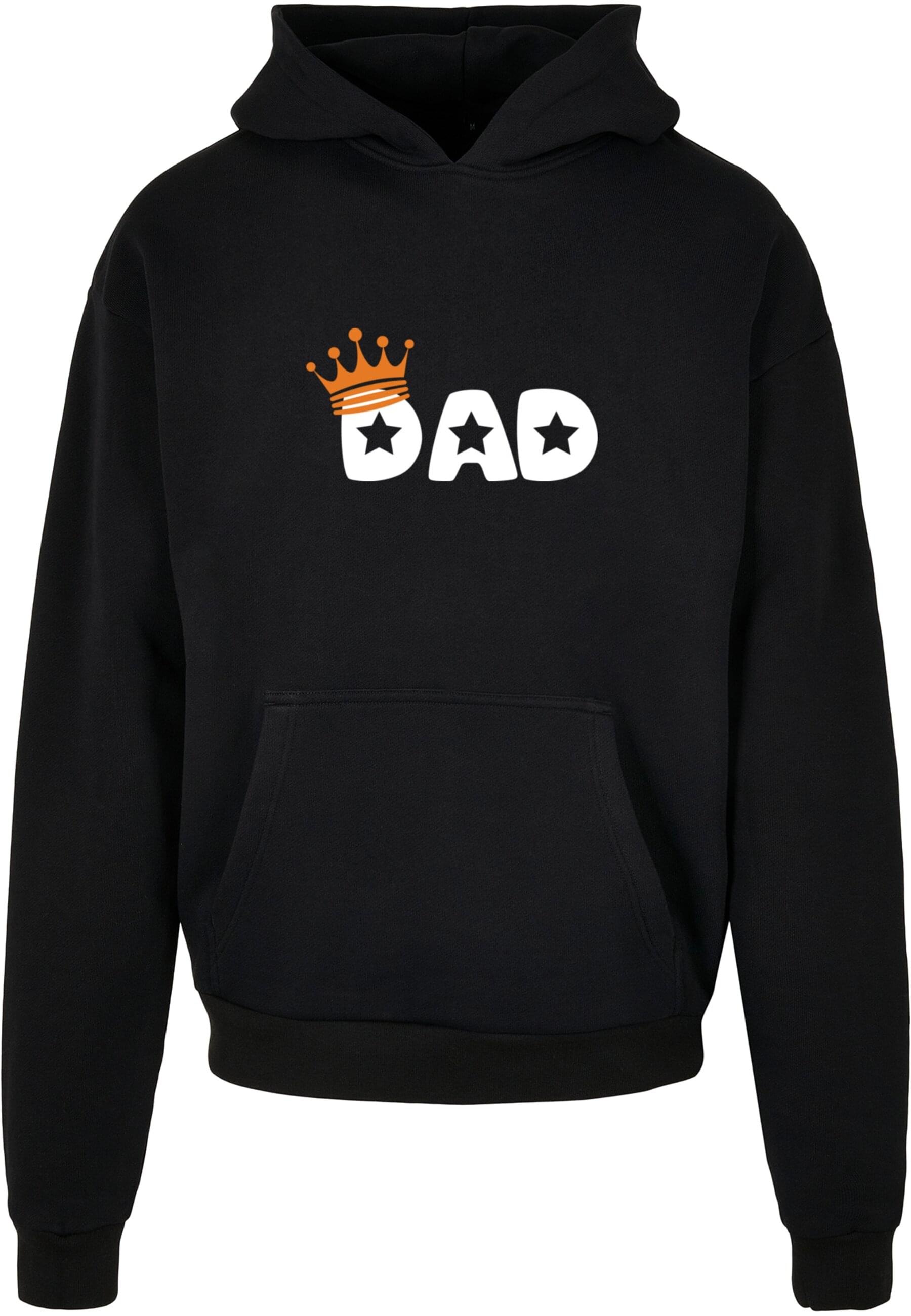 Merchcode Kapuzensweatshirt "Merchcode Herren Fathers Day - King Dad Ultra Heavy Hoody"