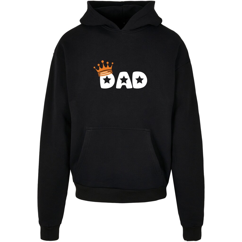 Merchcode Kapuzensweatshirt »Merchcode Herren Fathers Day - King Dad Ultra Heavy Hoody«, (1 tlg.)