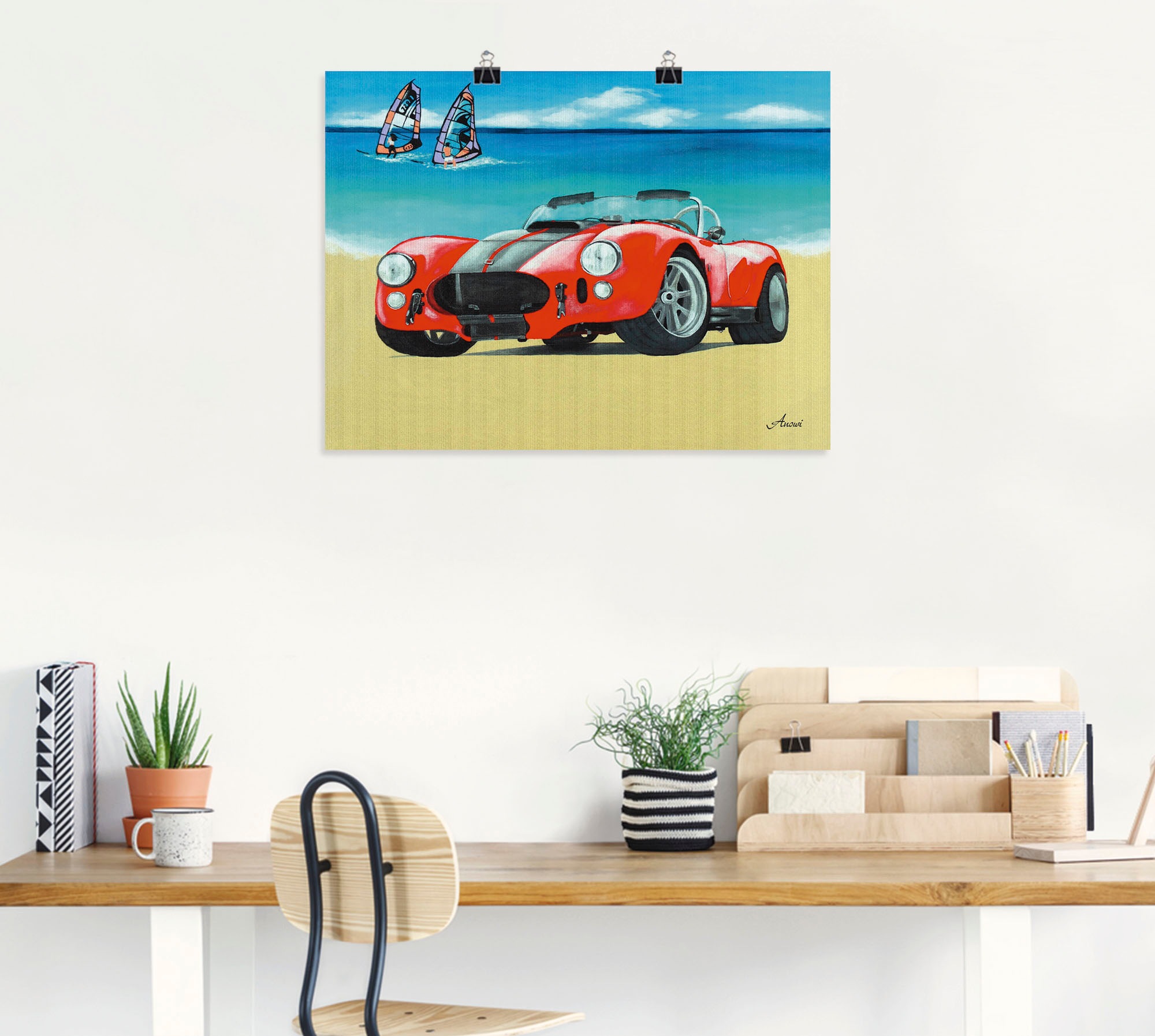 Artland Poster "Cobra Shelby 1962", Auto, (1 St.), als Leinwandbild, Wandau günstig online kaufen