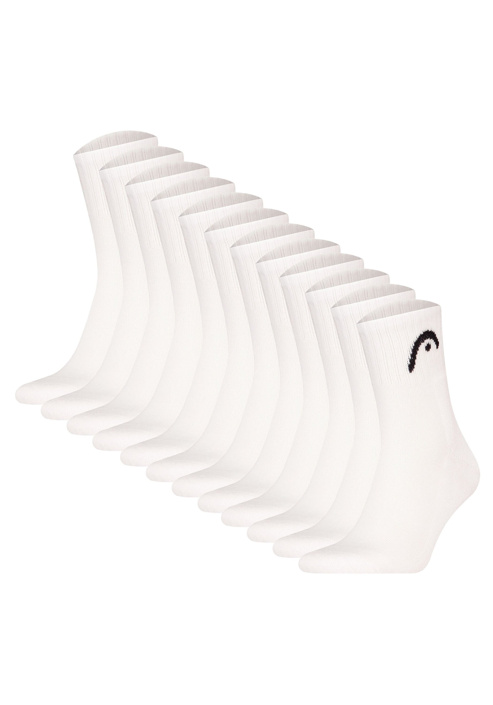 HEAD Herren Kurzsocken "Socken All Sports Training Short Crew 12P 12er Pack", Gr. 43, braun, Obermaterial: 78% Baumwolle CO. 16% Polyester PES. 4%