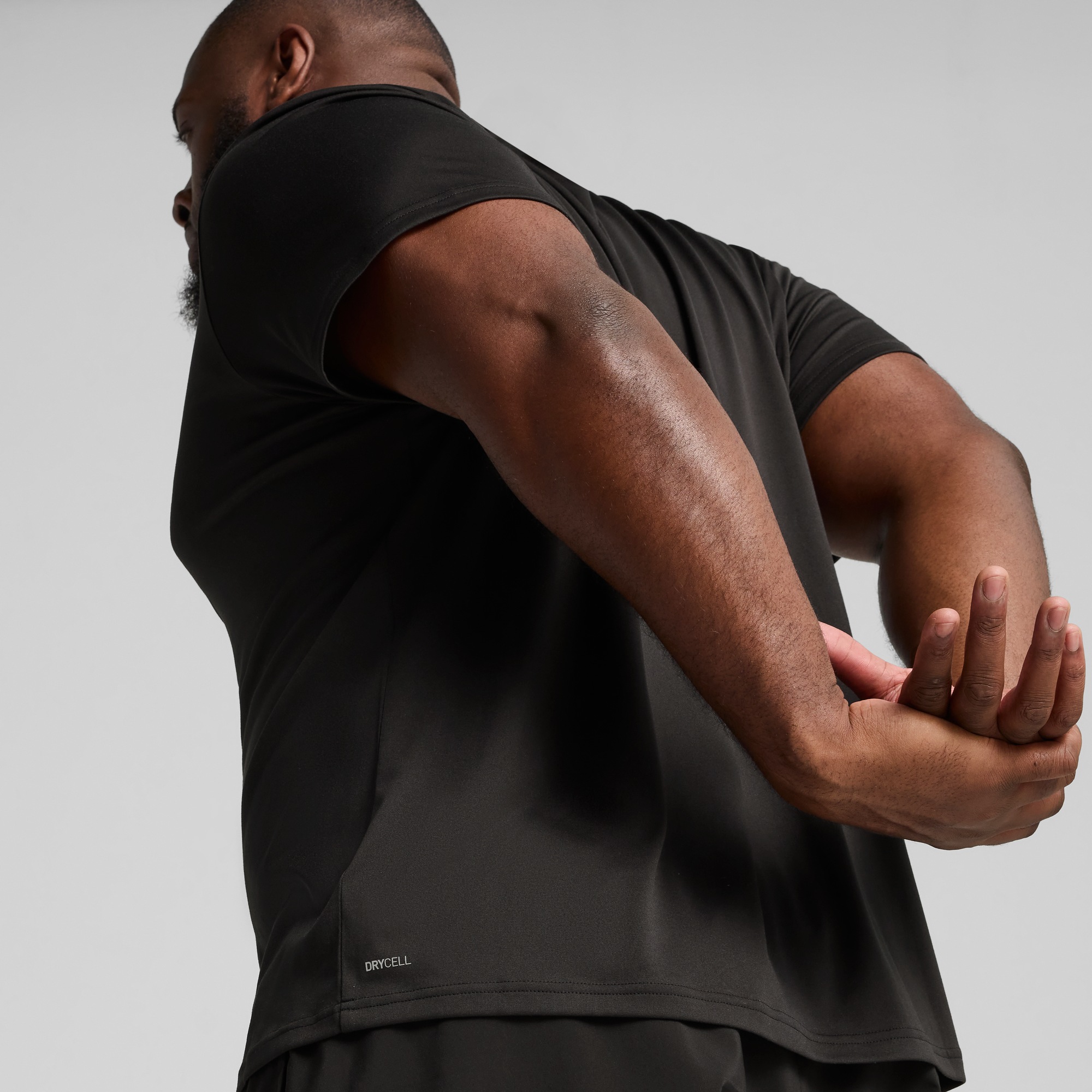 Thumbnail - PUMA Trainingsshirt "M TAD ESSENTIALS SOLID CAT TEE (LC SMALL CAT)" ergonomischer Schnitt, Regular Fit, mit DryCELL Tech...