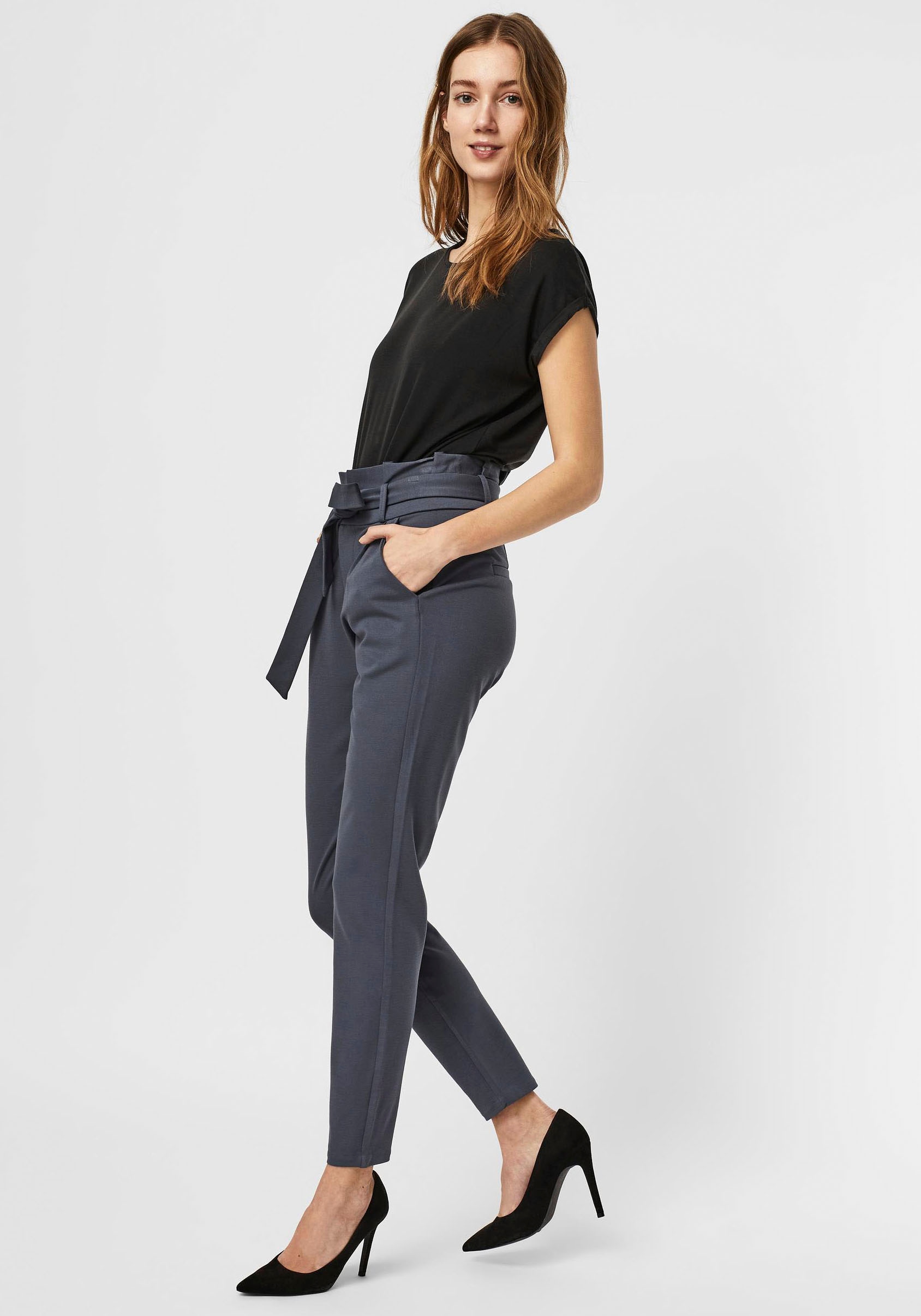 Vero Moda Paperbag-Hose »VMEVA HR LOOSE PAPERBAG PANT GA NOOS«  Viskosemischung