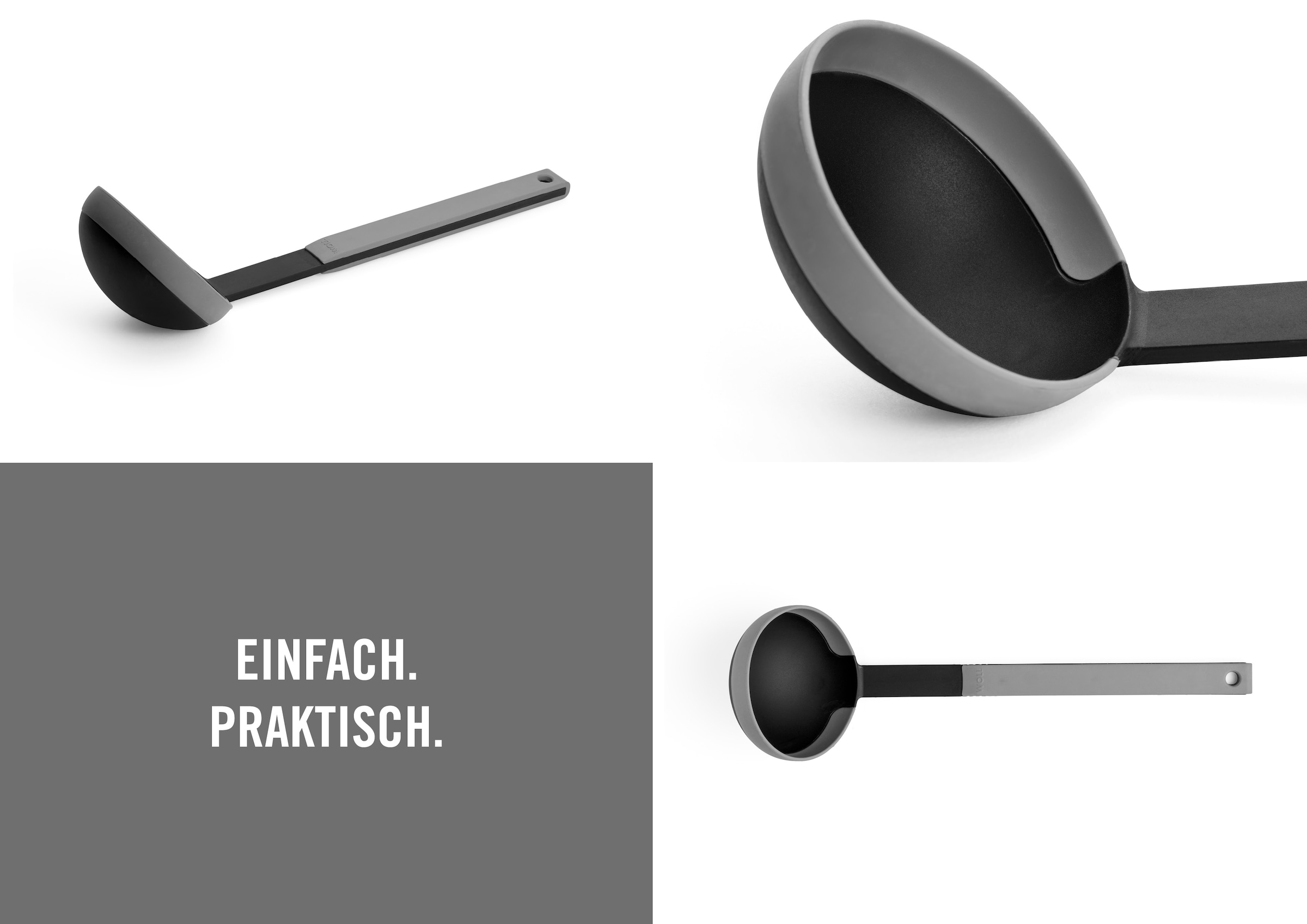 WOLL Suppenkelle »Cook it«, (1 tlg.), aus hochwertigem Kunststoff und Silikon