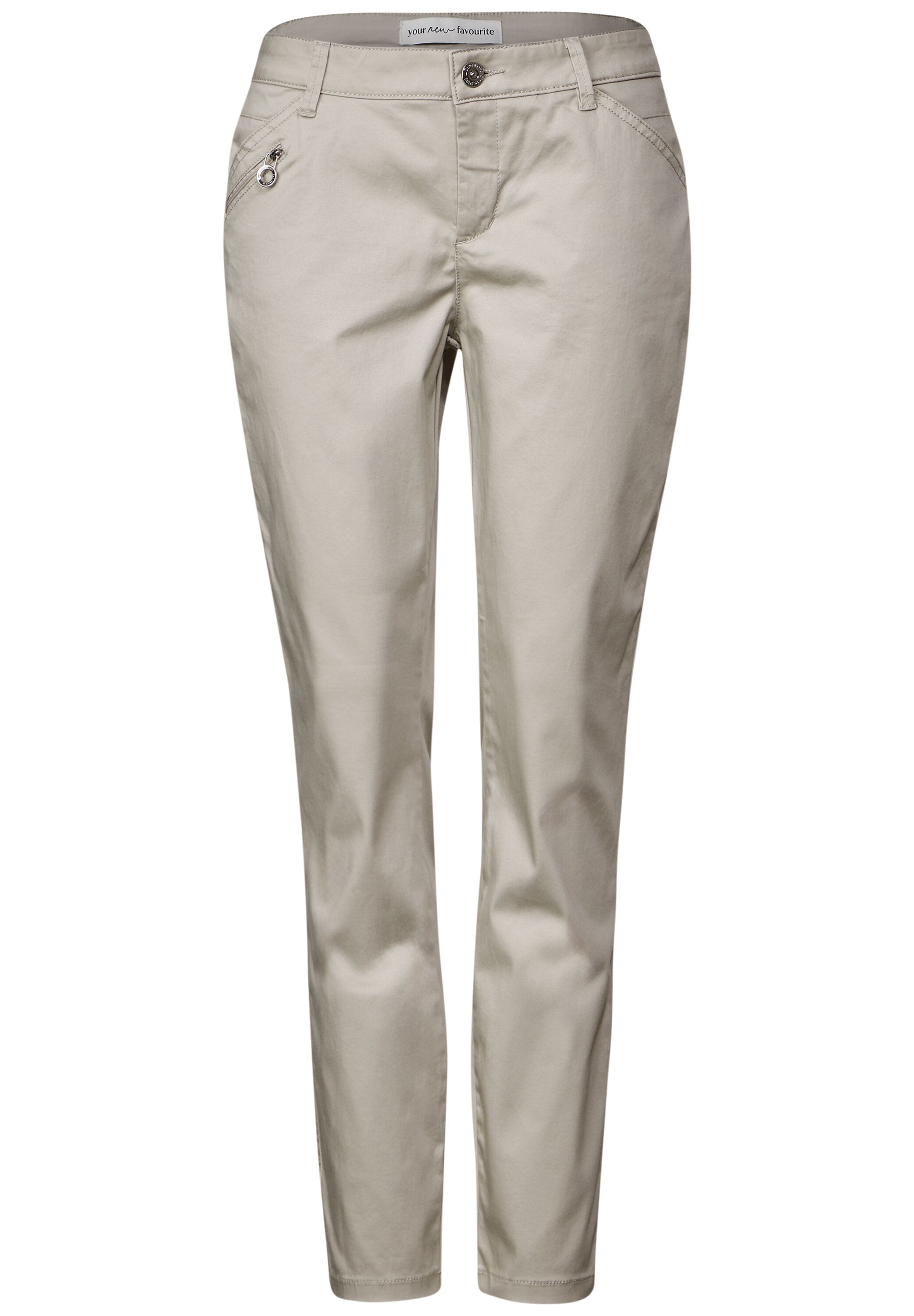 STREET ONE Röhrenhose, Middle Waist