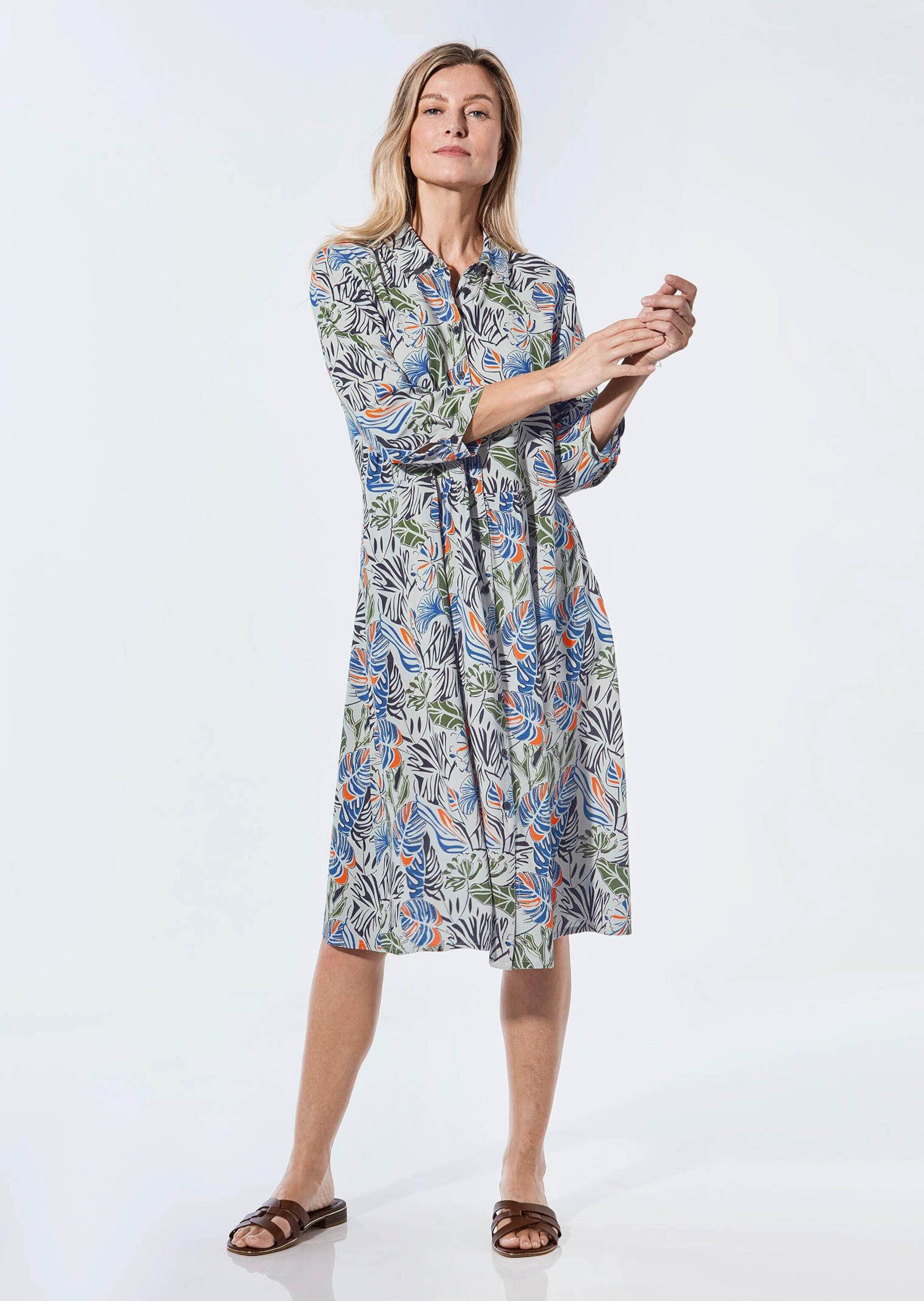 GOLDNER Sommerkleid »Blusenkleid mit Hemdkragen«