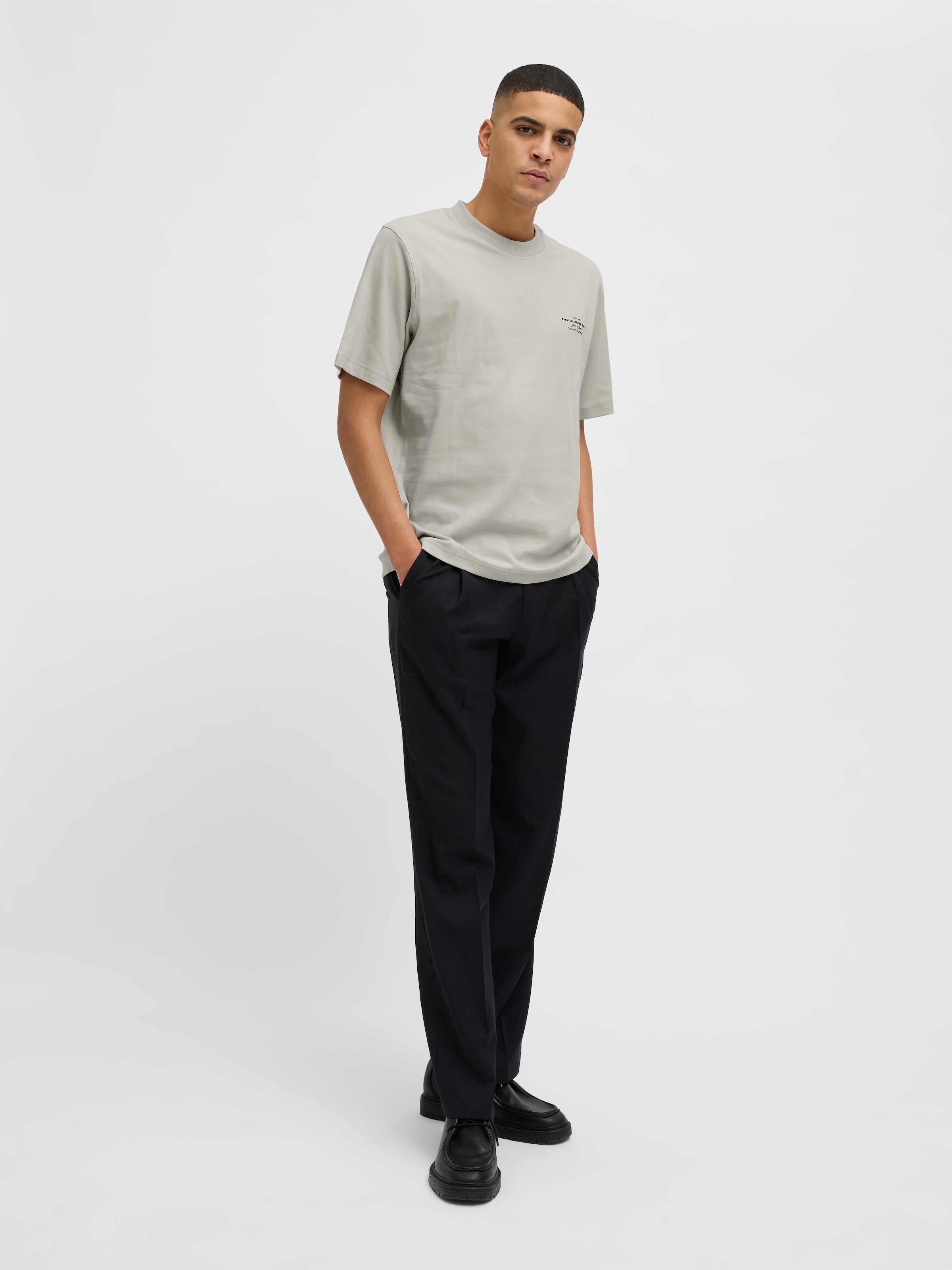 Jack & Jones Rundhalsshirt »JPRBLACHAD BRANDING SS CREW NECK TEE SN«